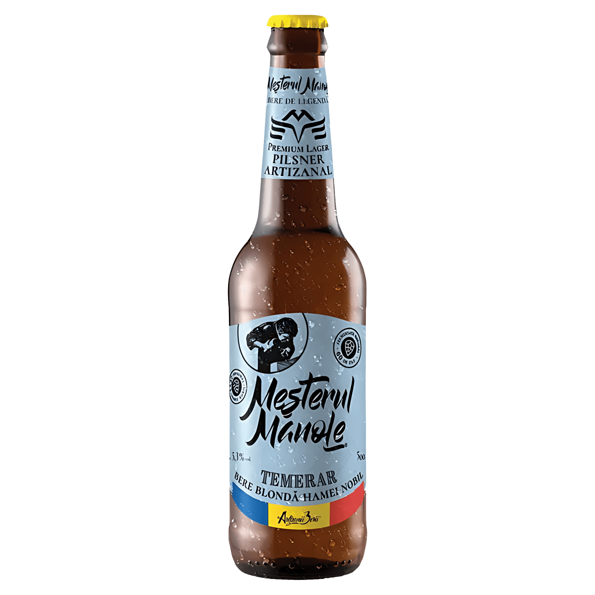 Bere artizanala blonda Mesterul Manole Temerar, 0.5 l