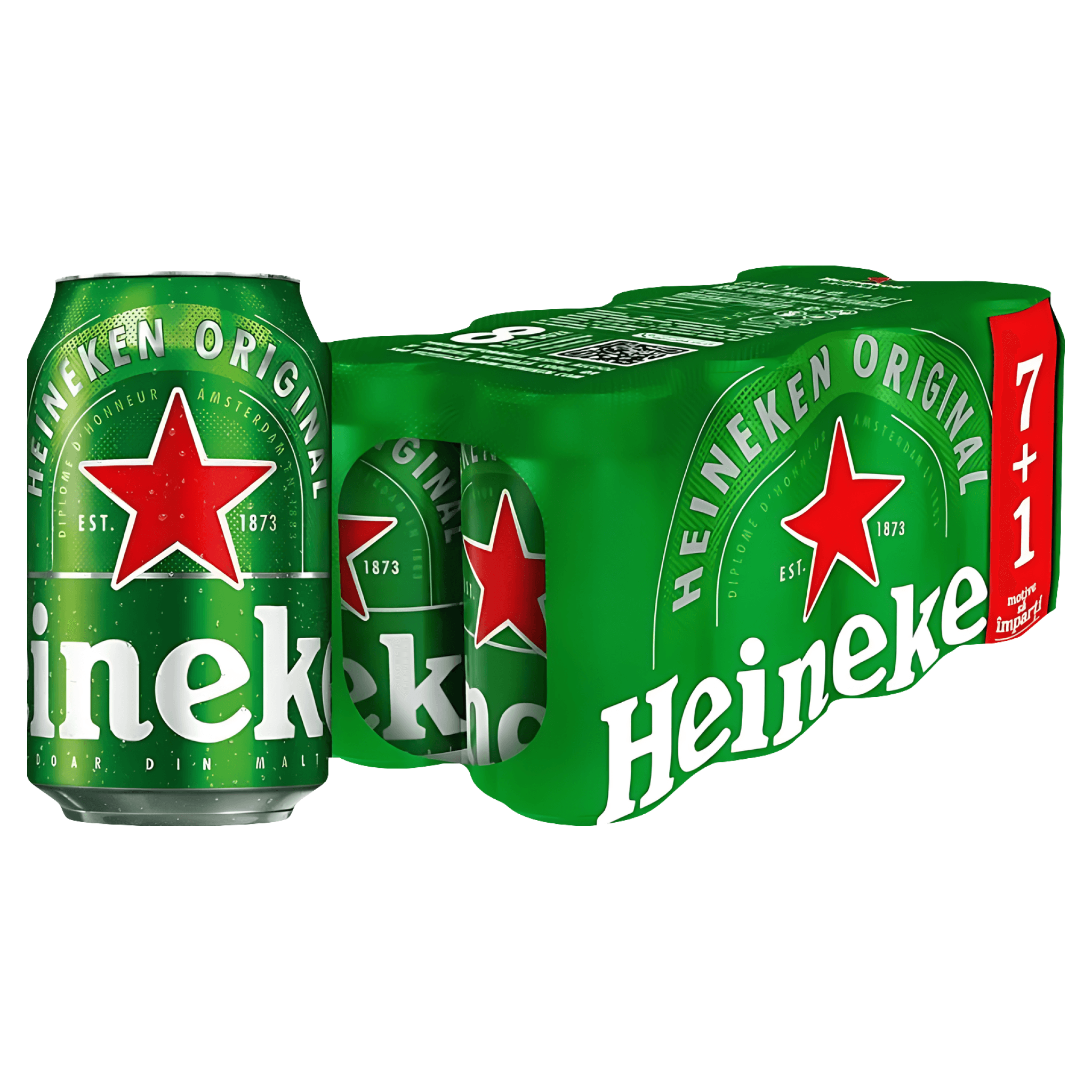 Bere blonda Heineken, 7 + 1 x 0.33 l
