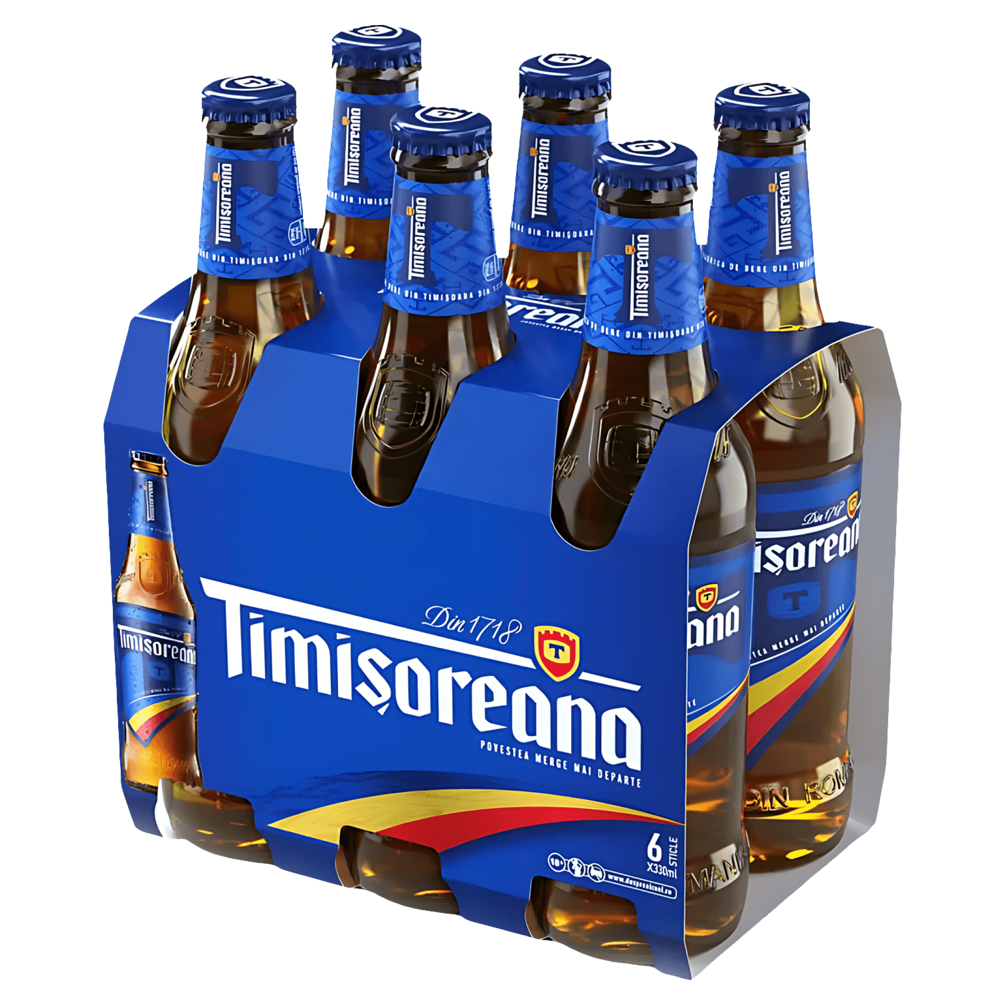 Bere blonda Timisoreana, 6 x 0.33 l