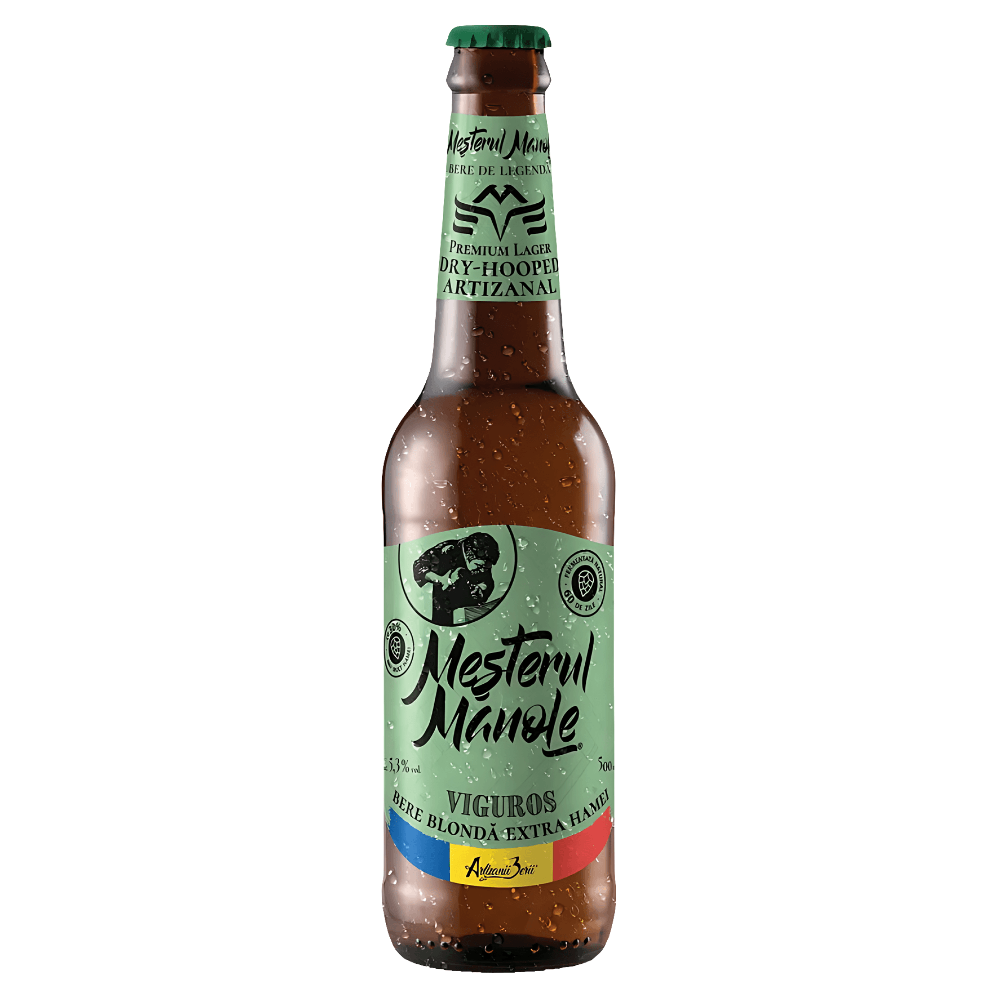 Bere artizanala blonda Mesterul Manole Viguros, 0.5 l