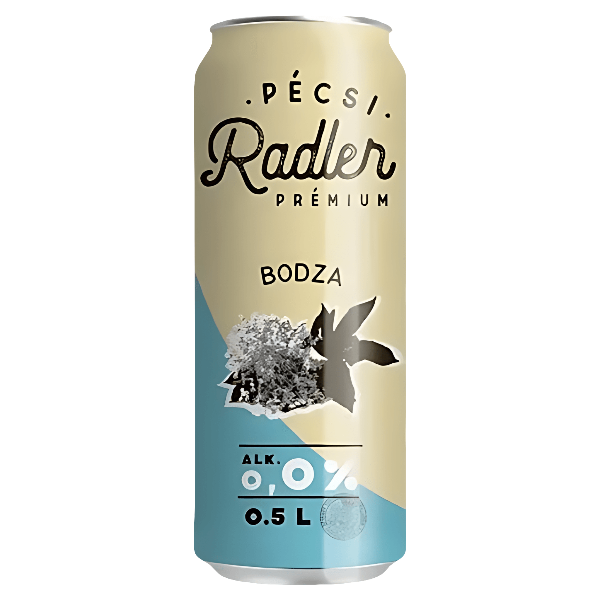 Bere fara alcool  cu aroma de soc Pecsi Radler Bodza, 0.5 l