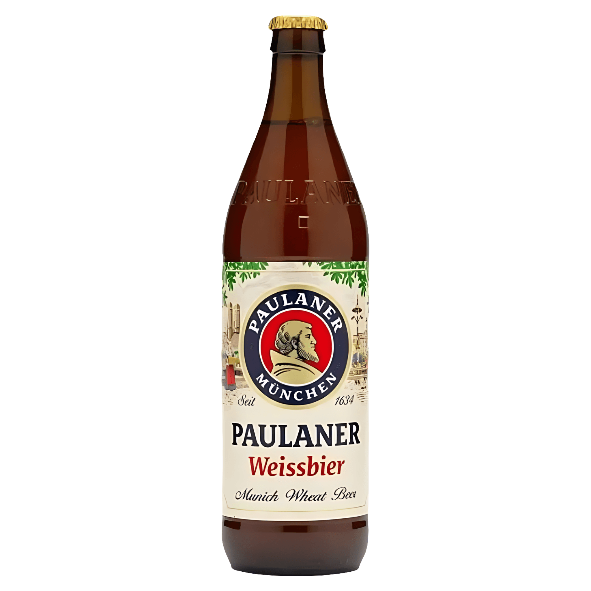 Bere alba Paulaner nefiltrata, 0.5 l