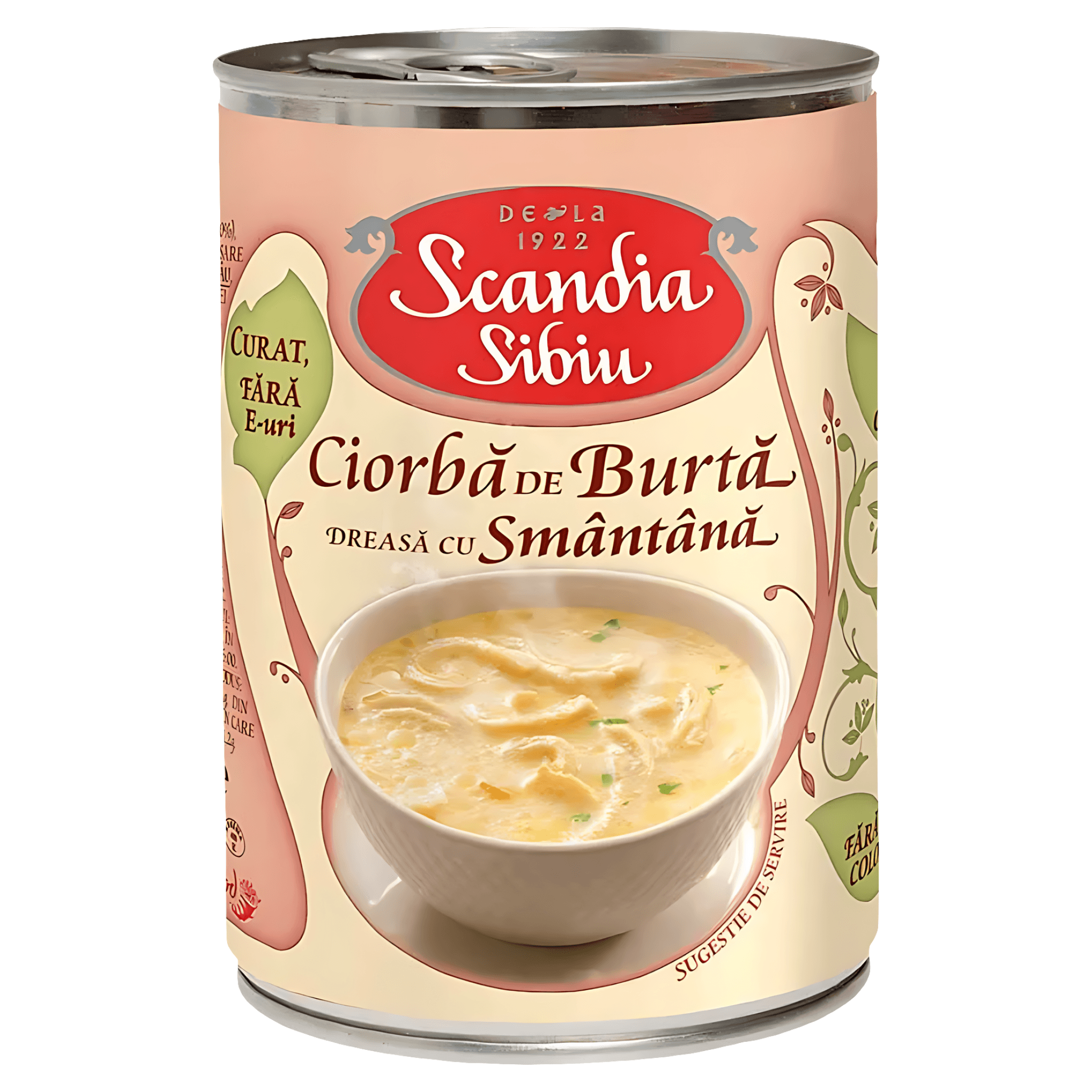 Conserva ciorba de burta dreasa cu smantana Scandia Sibiu, 400 g