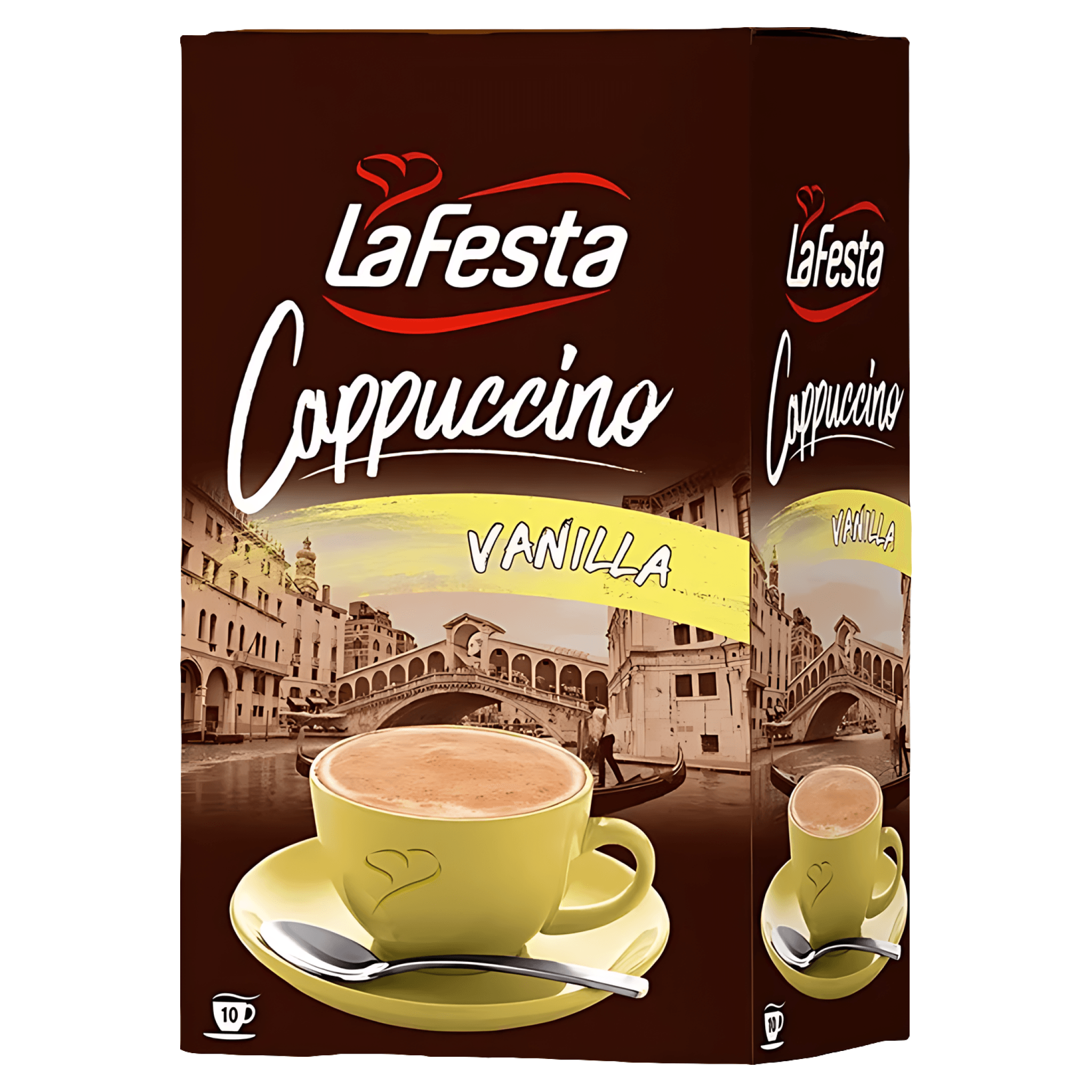 Bautura instant cu cafea solubila si aroma de vanilie La Festa, 125 g