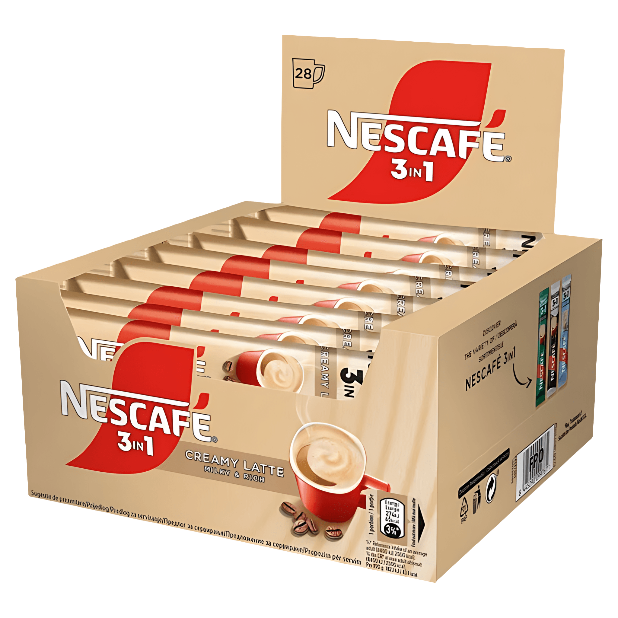 Cafea instant Nescafe 3in1 Creamy Latte, 28 x 15 g