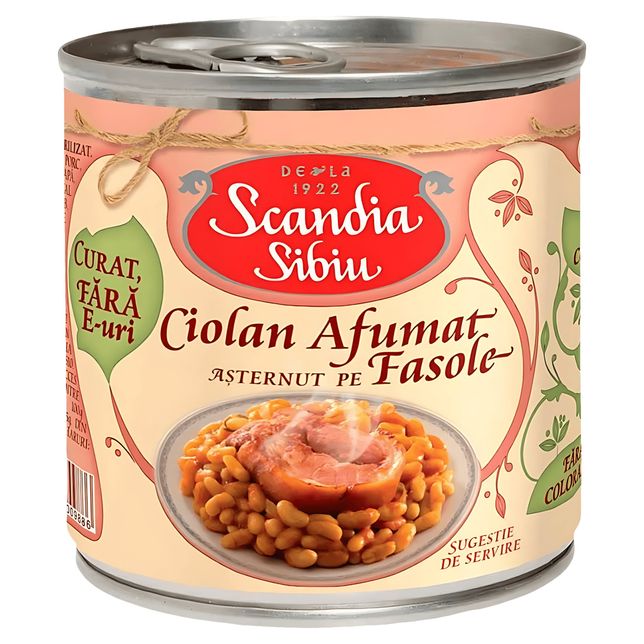 Fasole cu ciolan afumat Scandia Sibiu, 400g