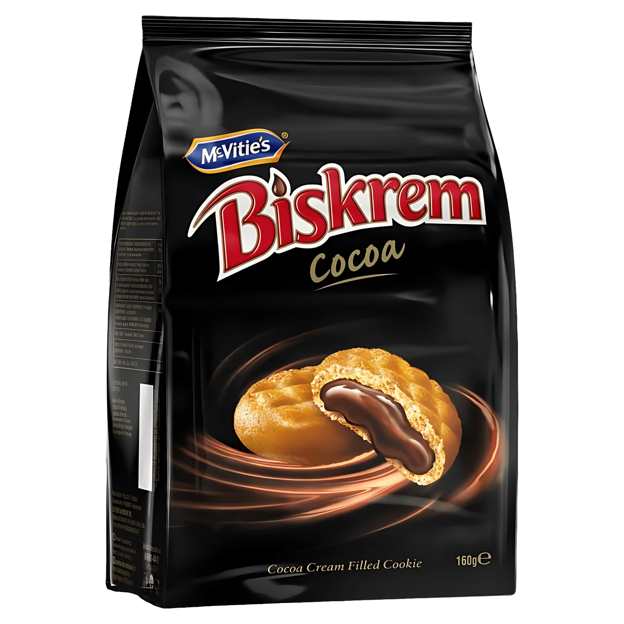 Biscuiti Biskrem, cu cacao, 160g