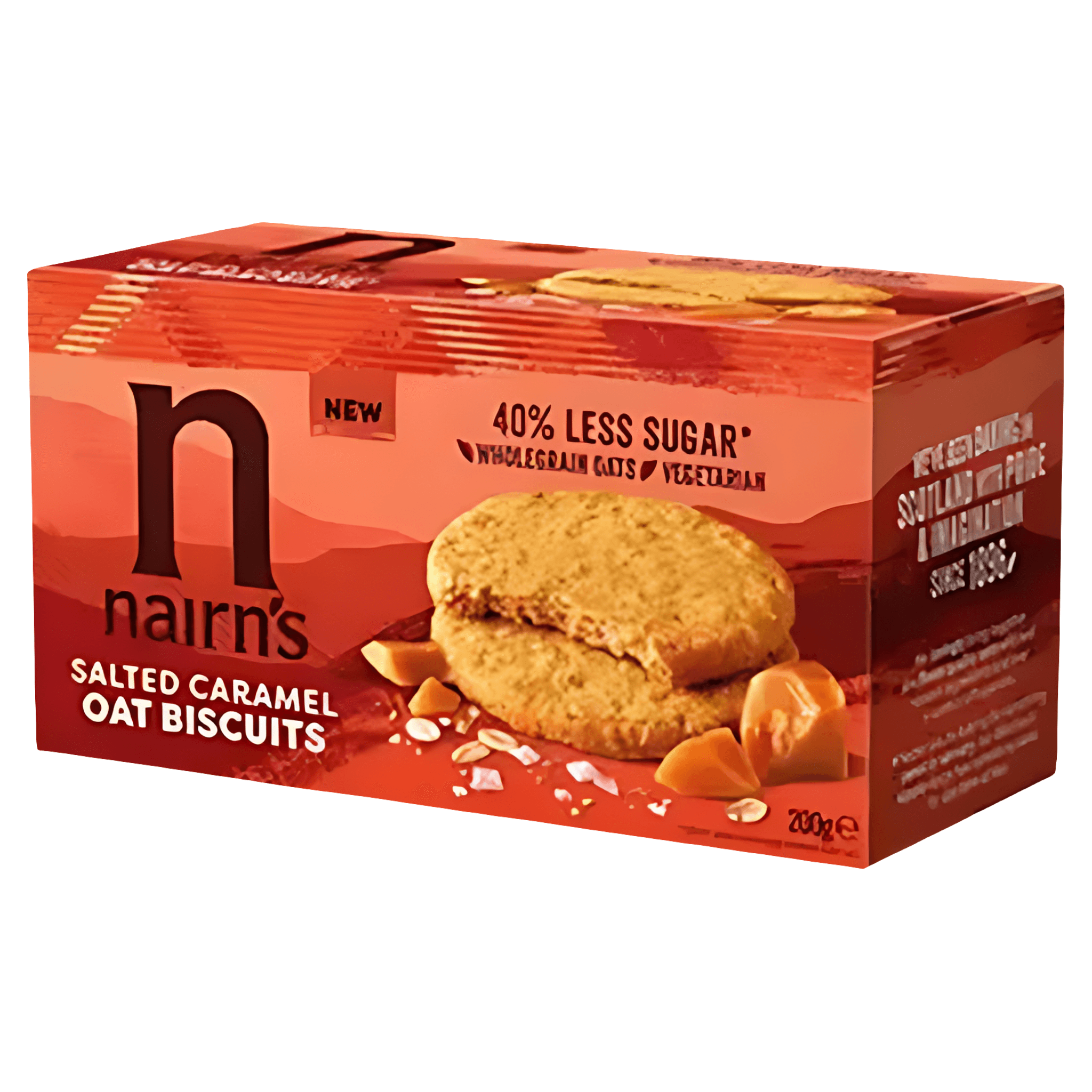 Biscuiti din ovaz integral cu caramel sarat Nairn's, 200 g