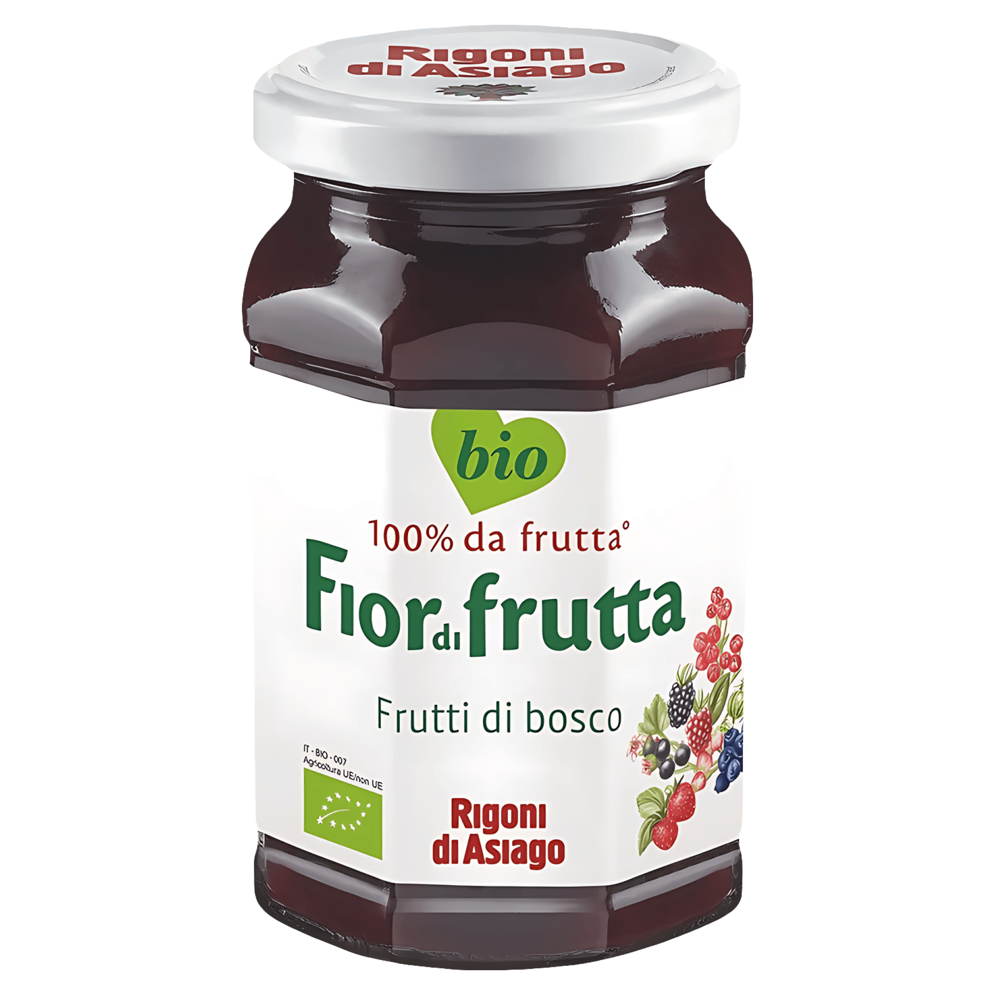 Dulceata Bio de fructe de padure fara zahar Rigoni Di Asiago, 250 g