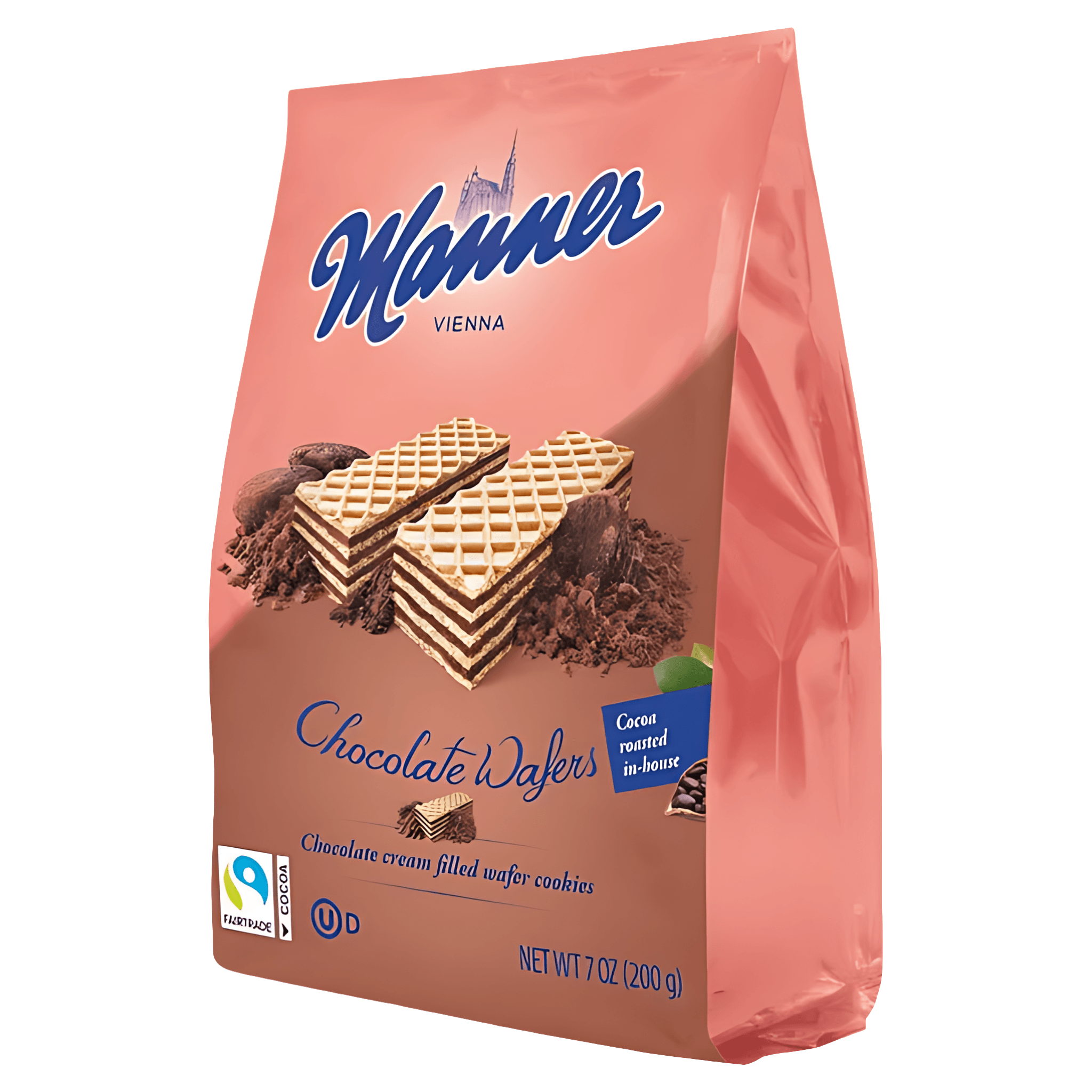 Napolitane cu crema de ciocolata Manner, 200 g