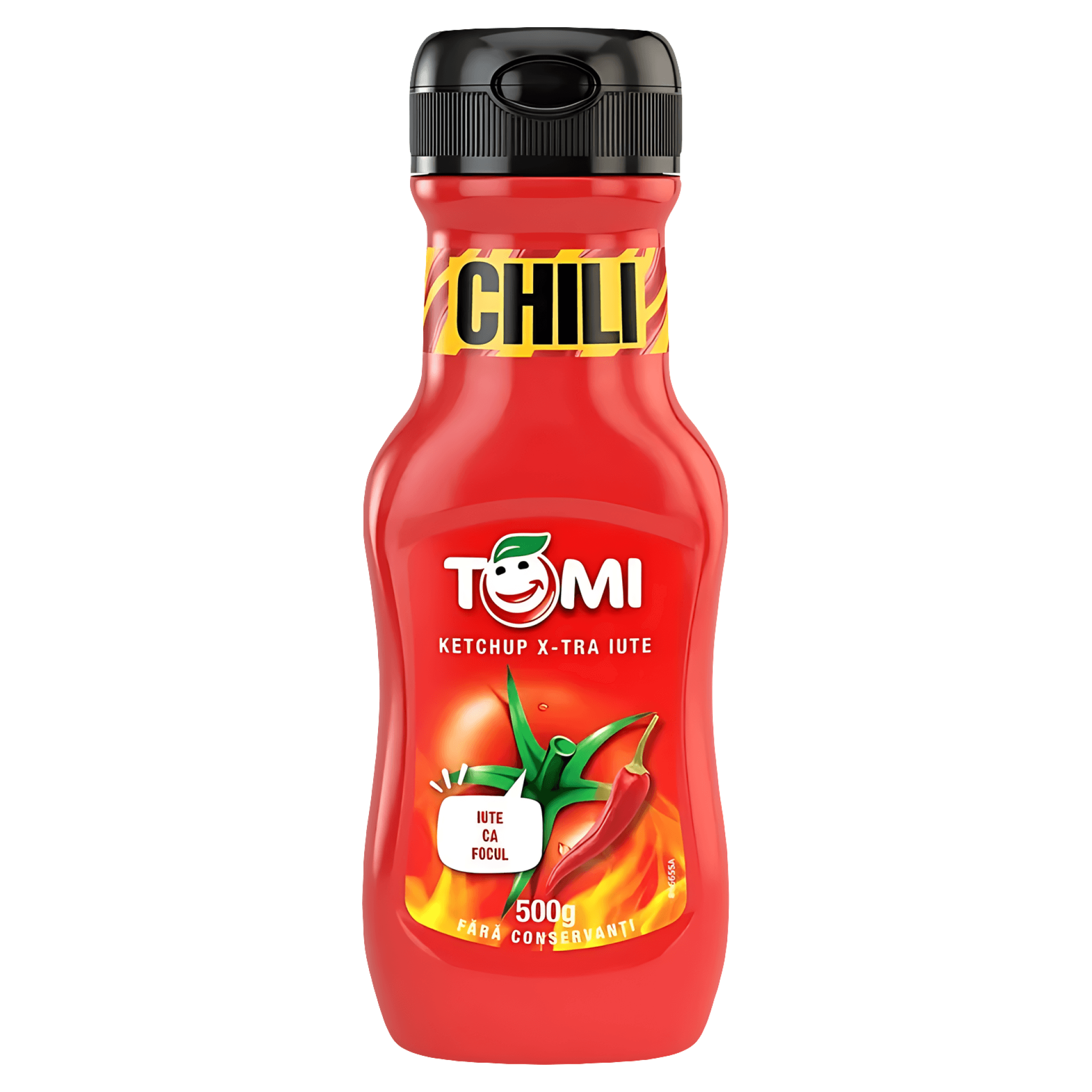 Ketchup iute cu chili Tomi, 500 g
