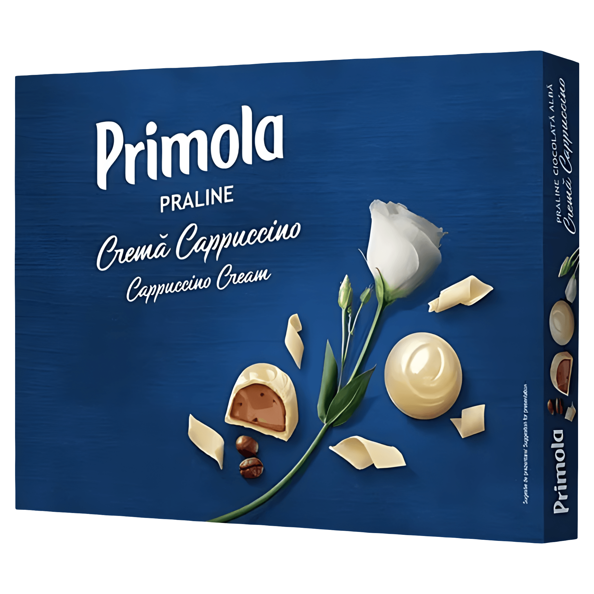 Praline ciocolata alba si cappuccino Primola, 98 g