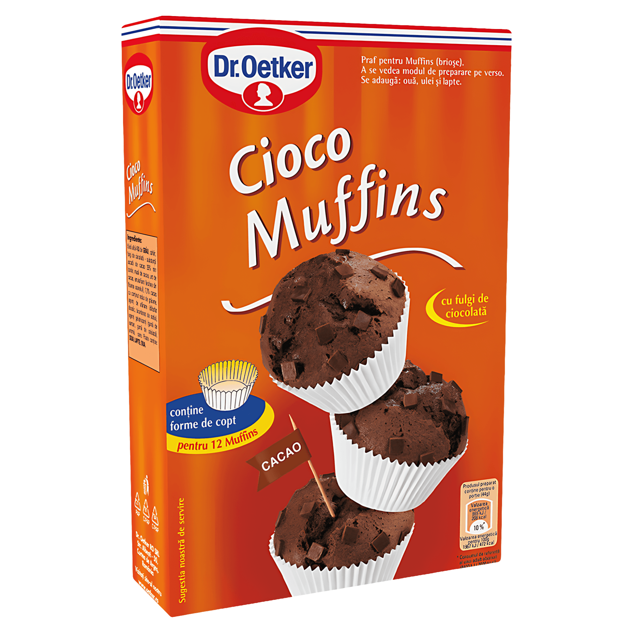 Mix briose cu ciocolata Dr. Oetker, 295 g