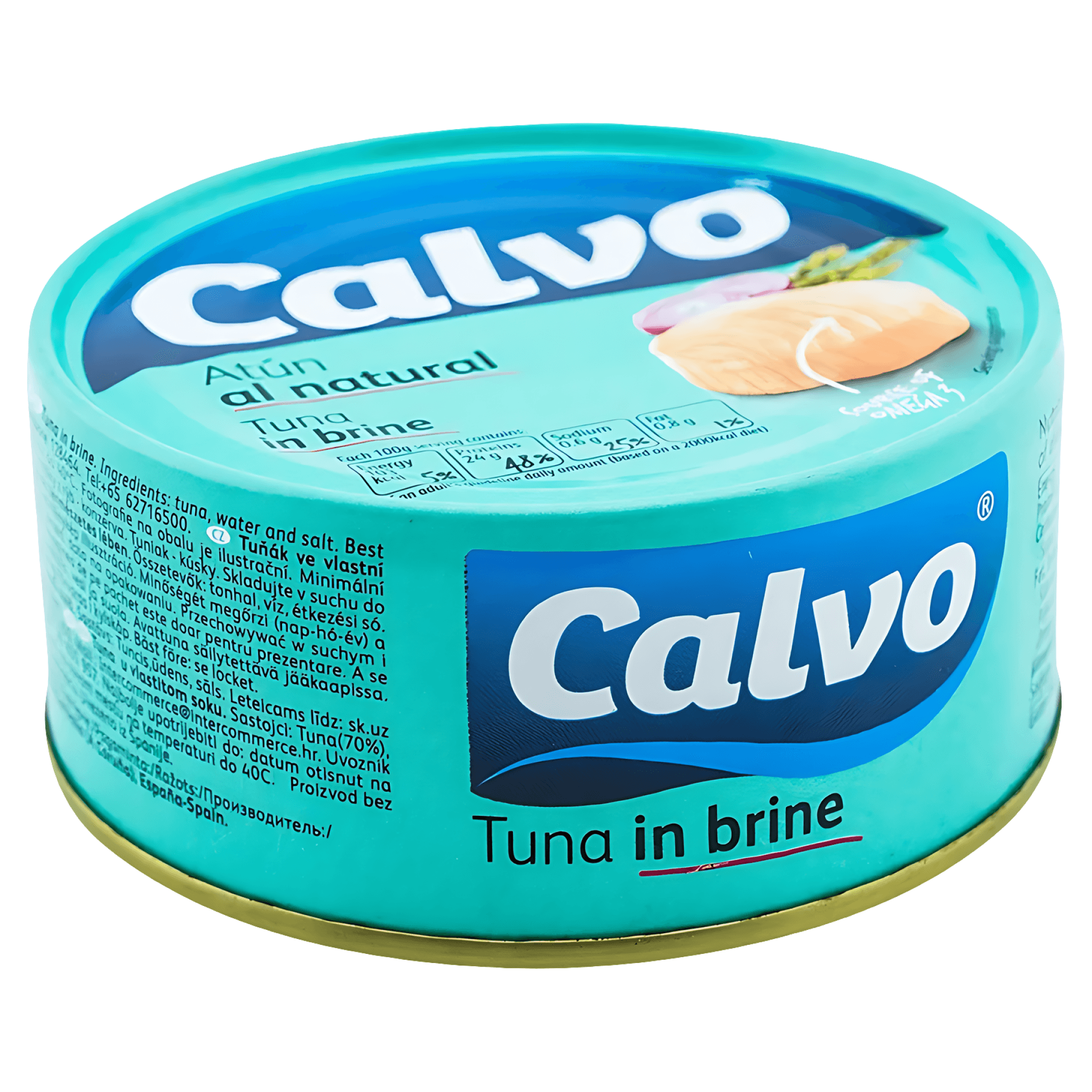 Ton in sos natur Calvo, 160 g