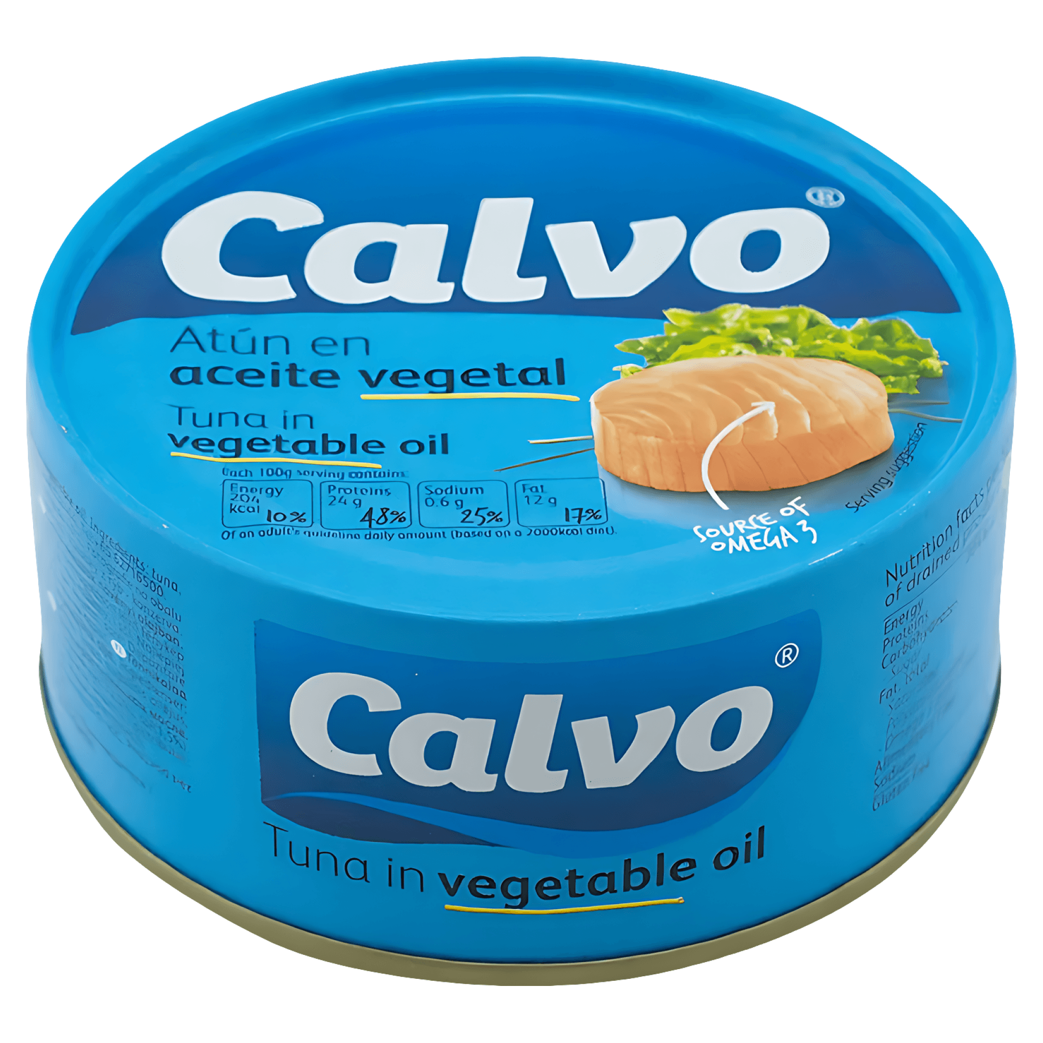 Ton in ulei vegetal Calvo, 160 g
