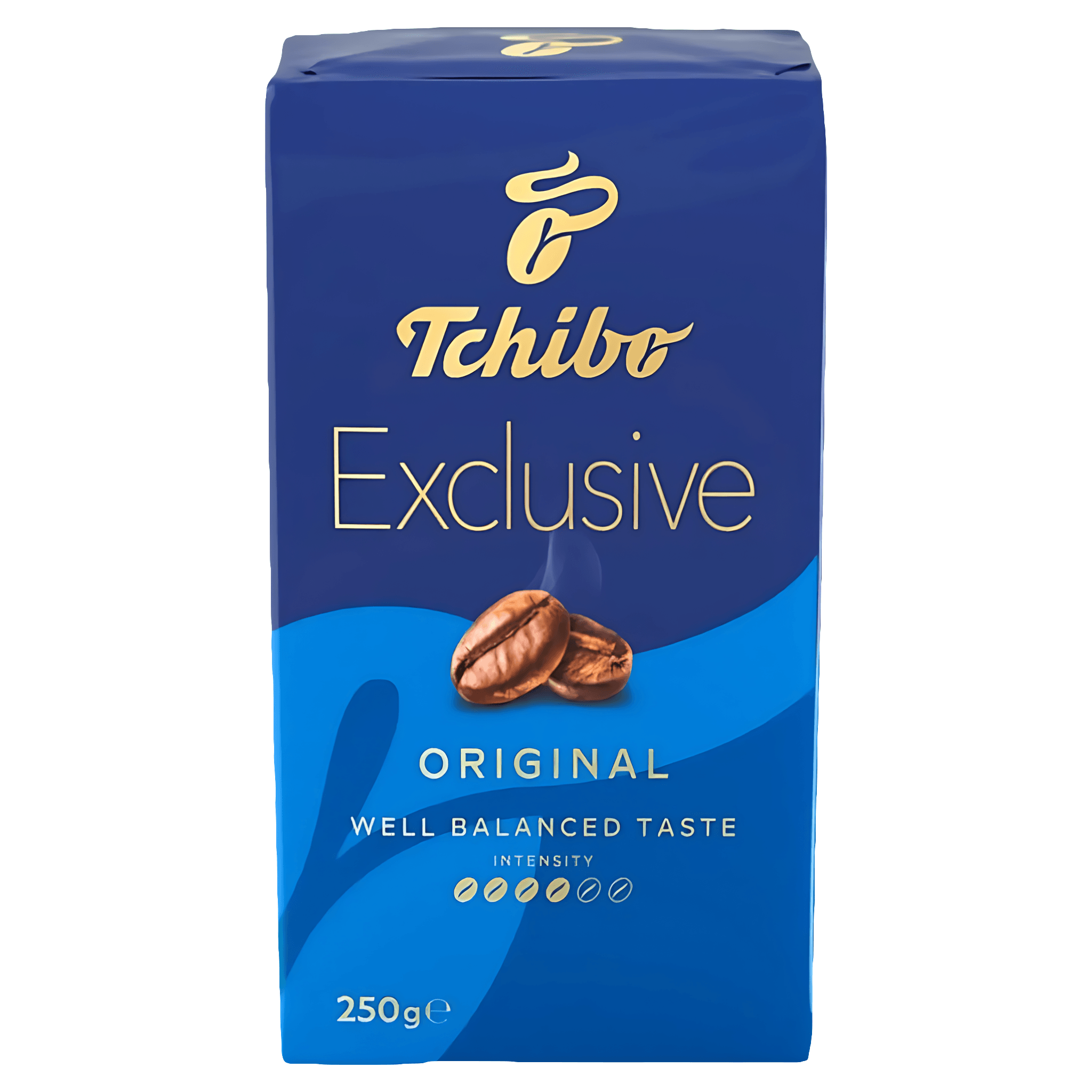 Cafea macinata si prajita Tchibo Exclusive, arabica si robusta, 250 g