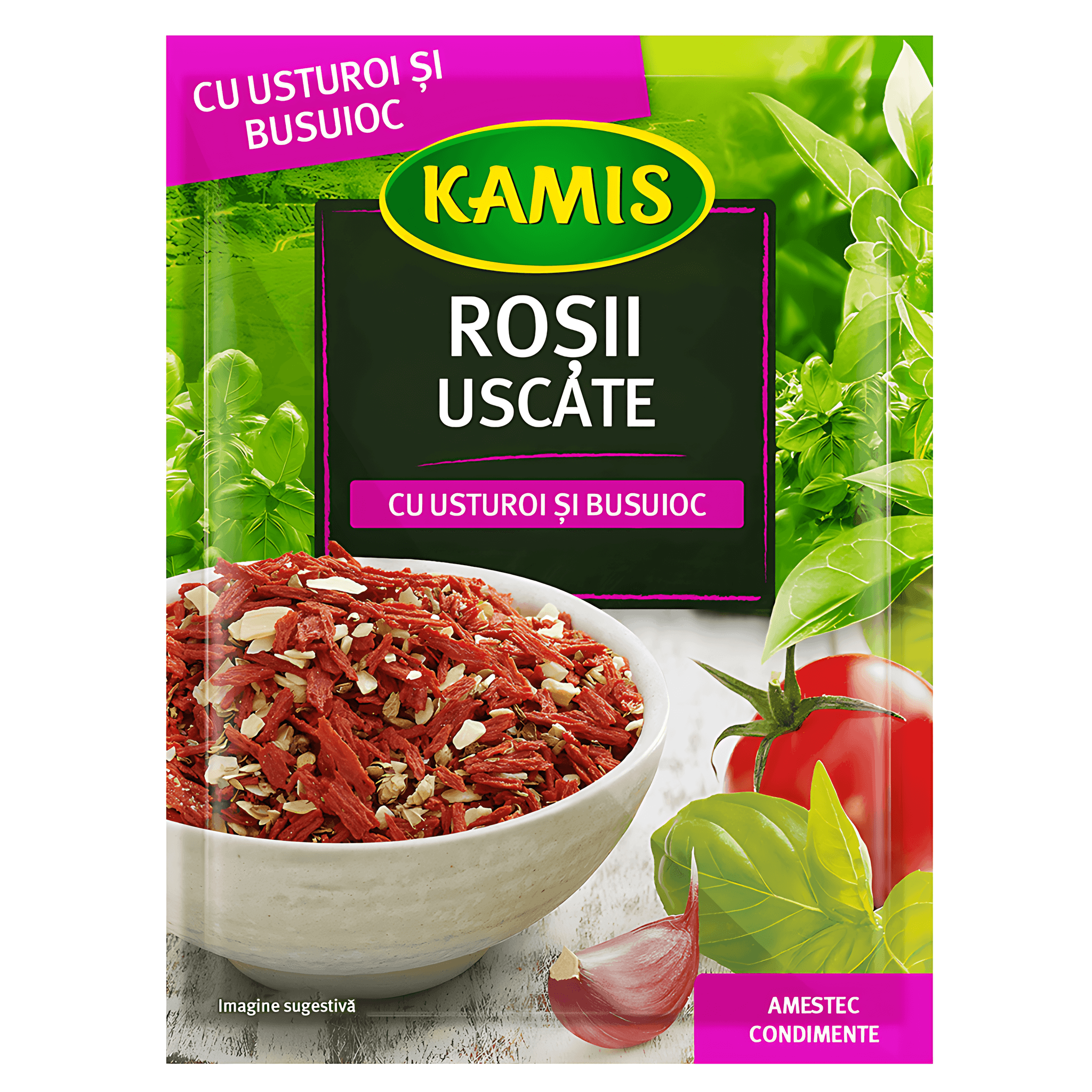 Mix de rosii cu busuioc si usturoi Kamis 15g