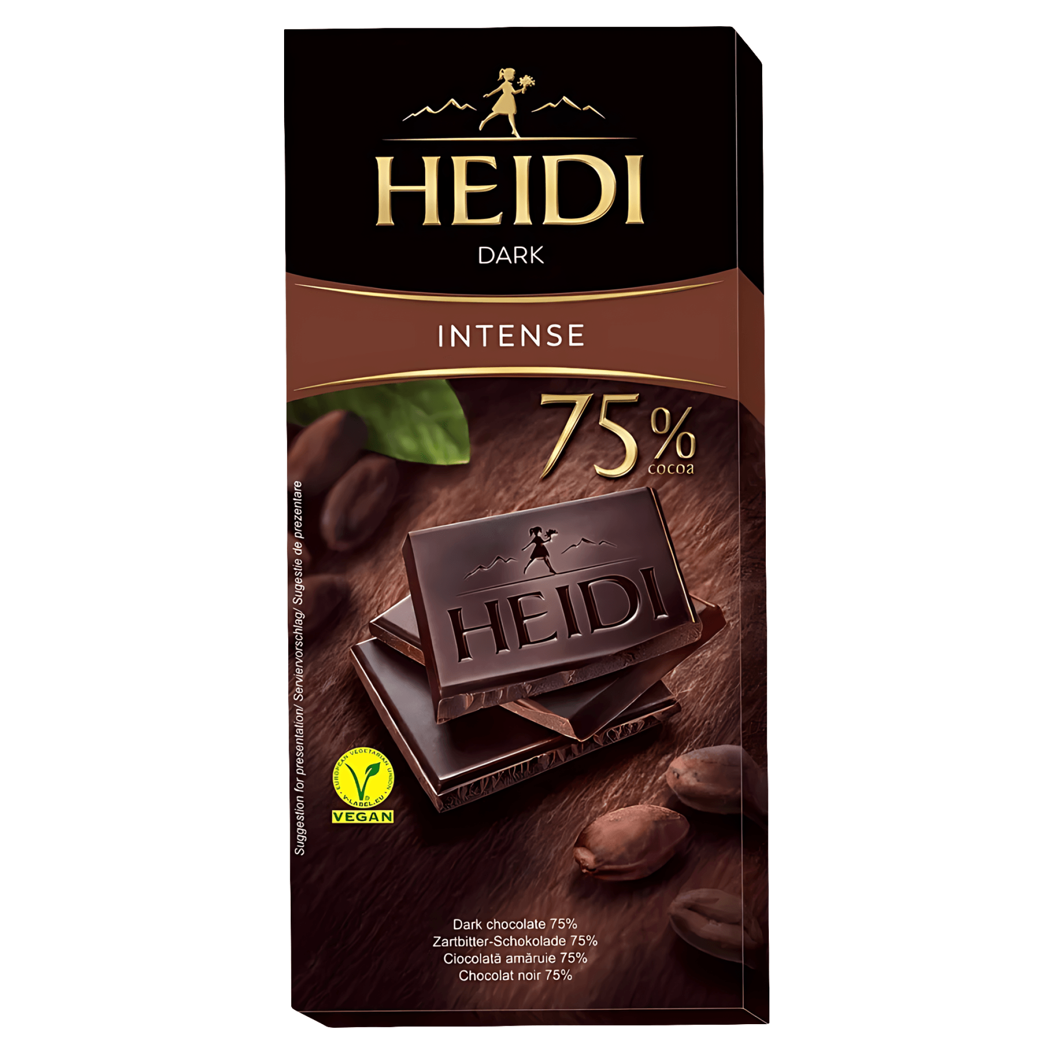 Ciocolata Heidi Dark Intense, 80 g