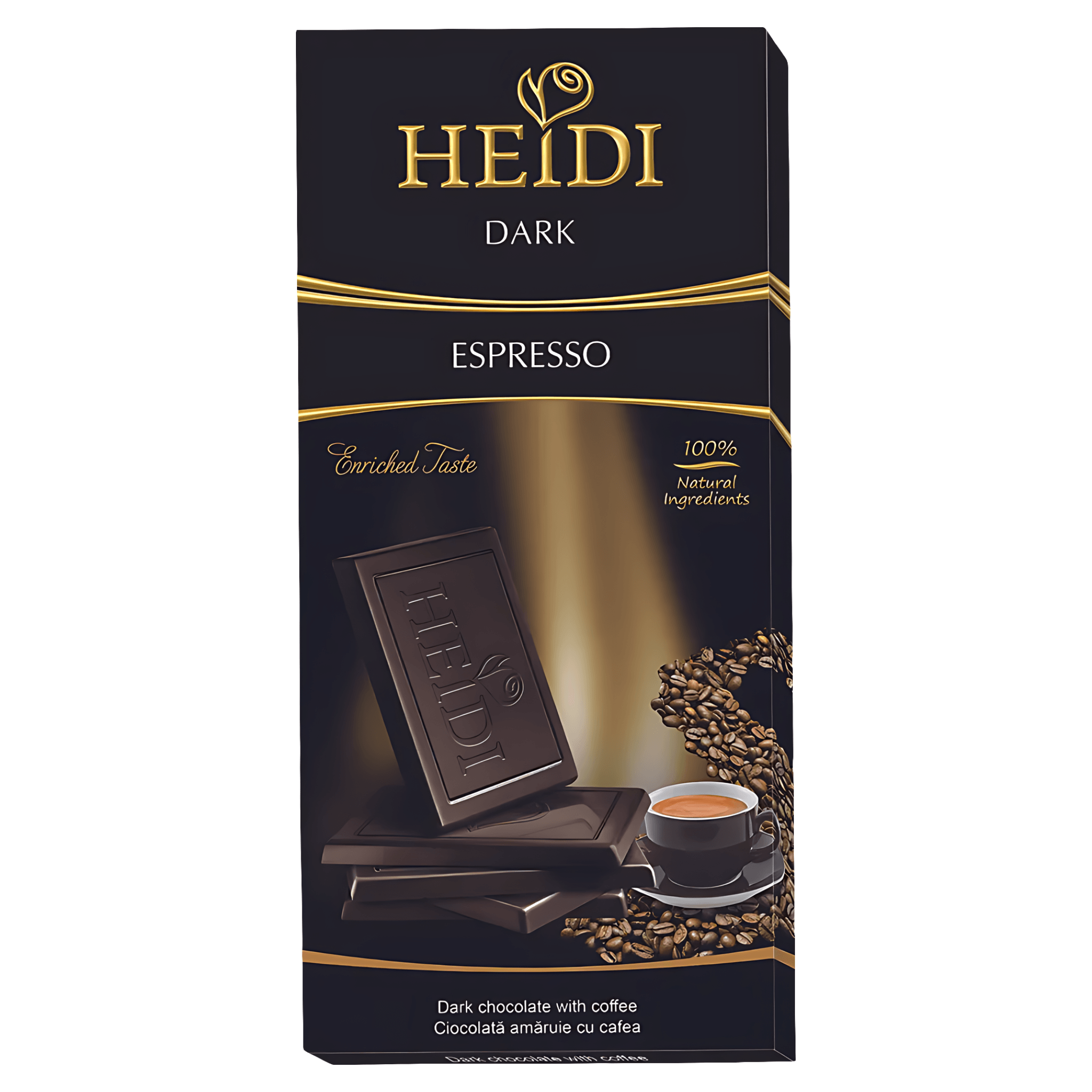 Ciocolata neagra Heidi Dark Espresso, 80 g