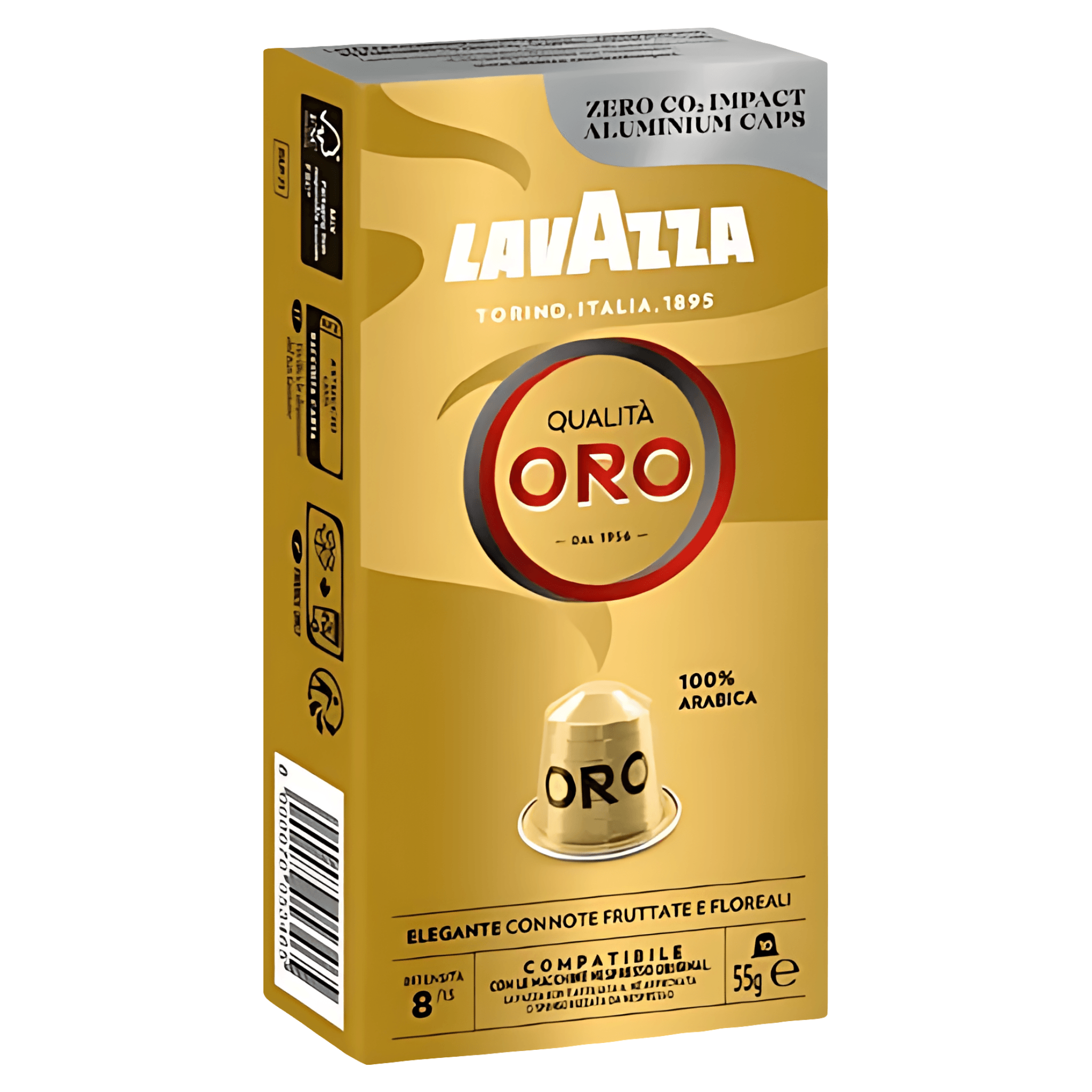 Capsule cafea Lavazza Qualita Oro, compatibile Nespresso, 10 capsule