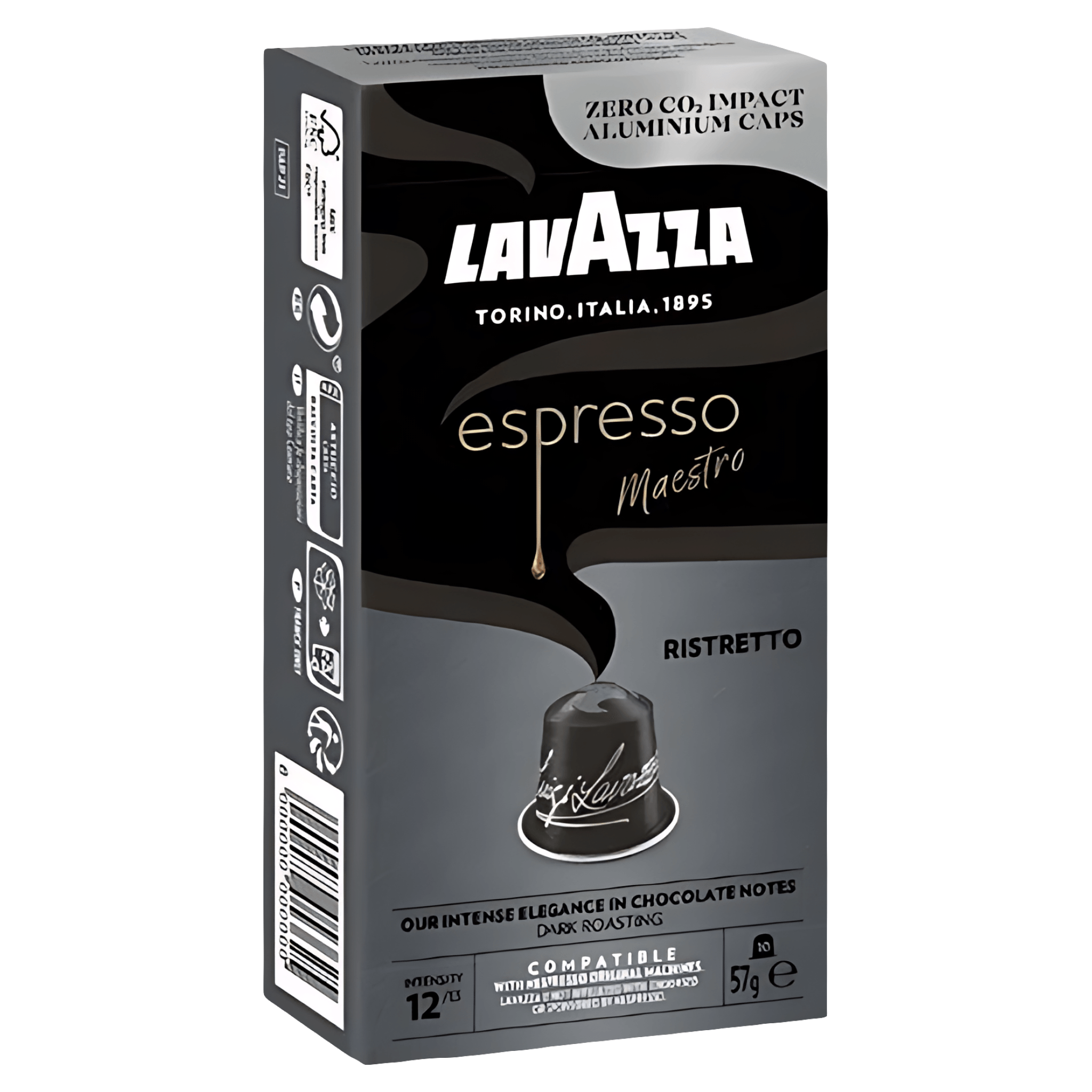Capsule cafea Lavazza Ristretto, compatibile Nespresso, 10 capsule