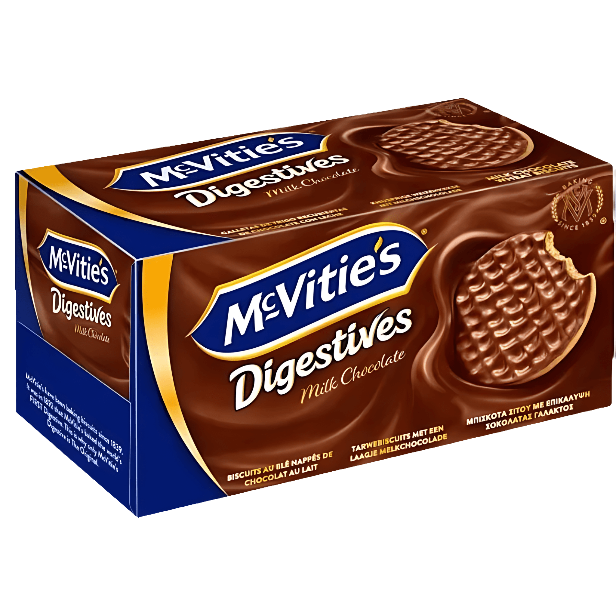 Biscuiti digestivi cu ciocolata cu lapte McVitie's, 200 g