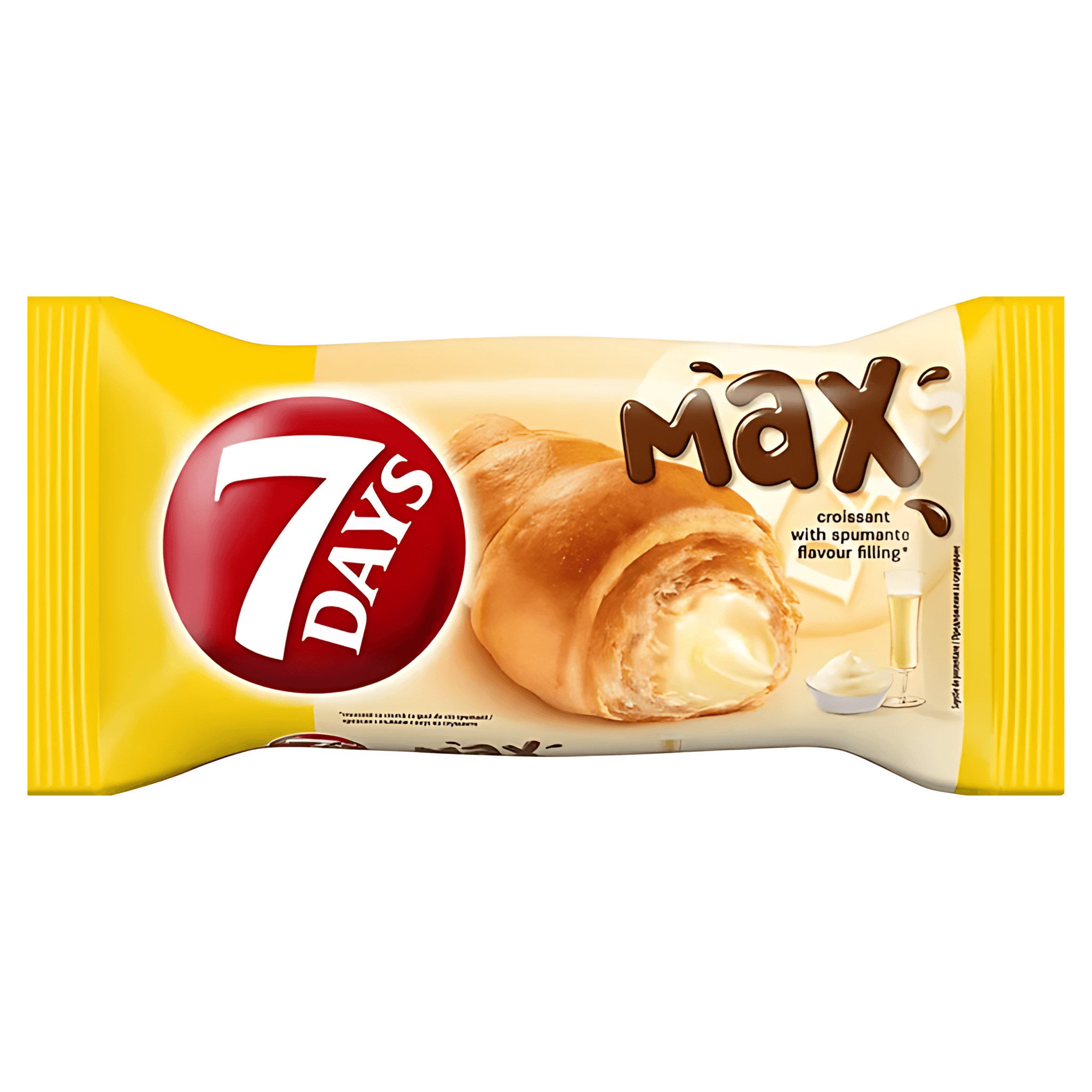 Croissant cu crema cu gust de vin spumant 7 Days, 80 g