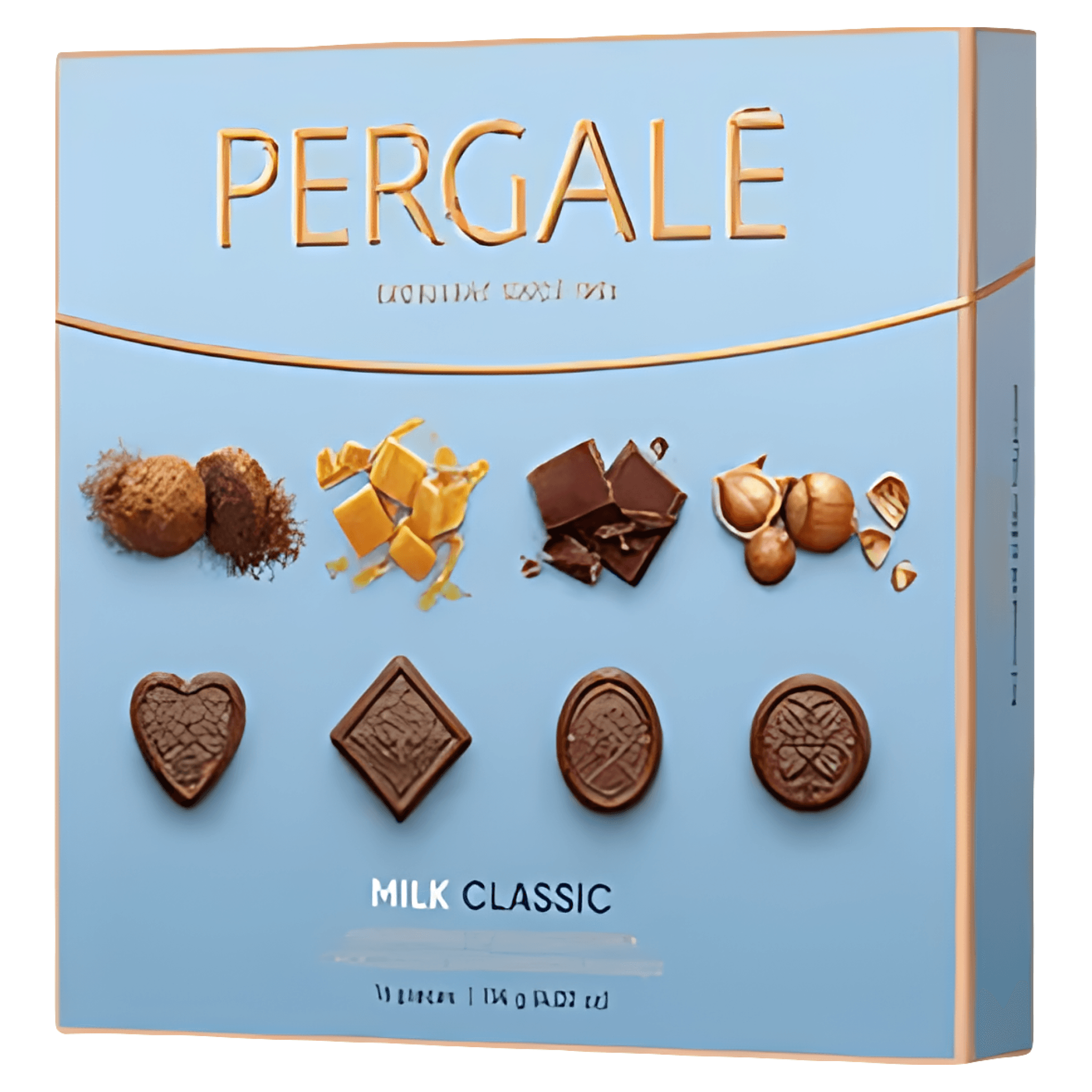 Bomboane de ciocolata Pergale Milk Classic, 114 g