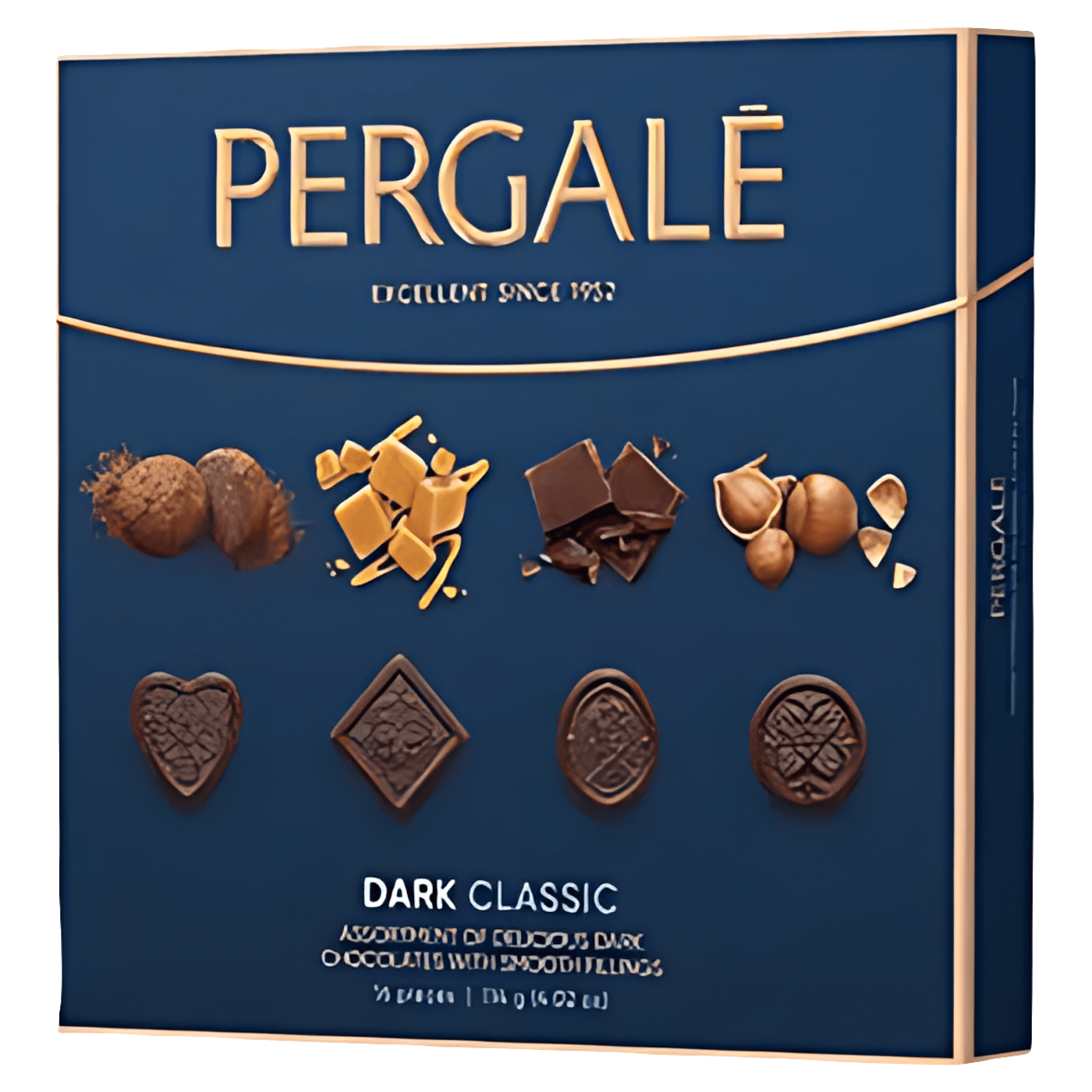 Bomboane de ciocolata Pergale Dark Classic, 114 g