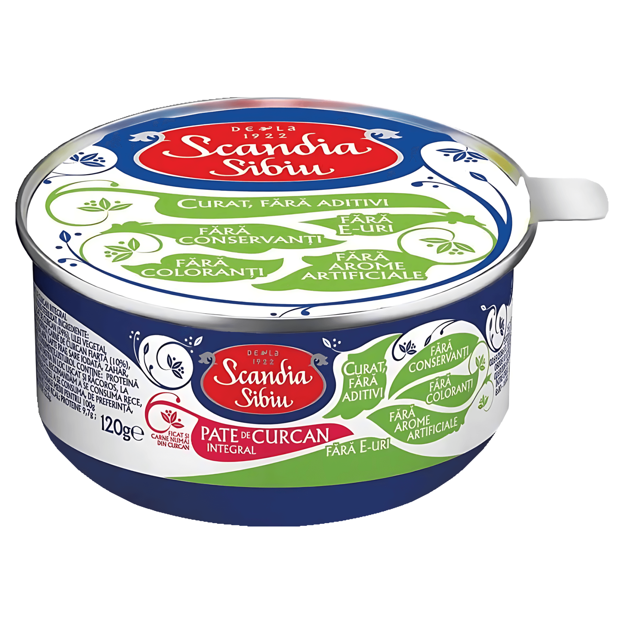 Pate de curcan Scandia Sibiu, 120g