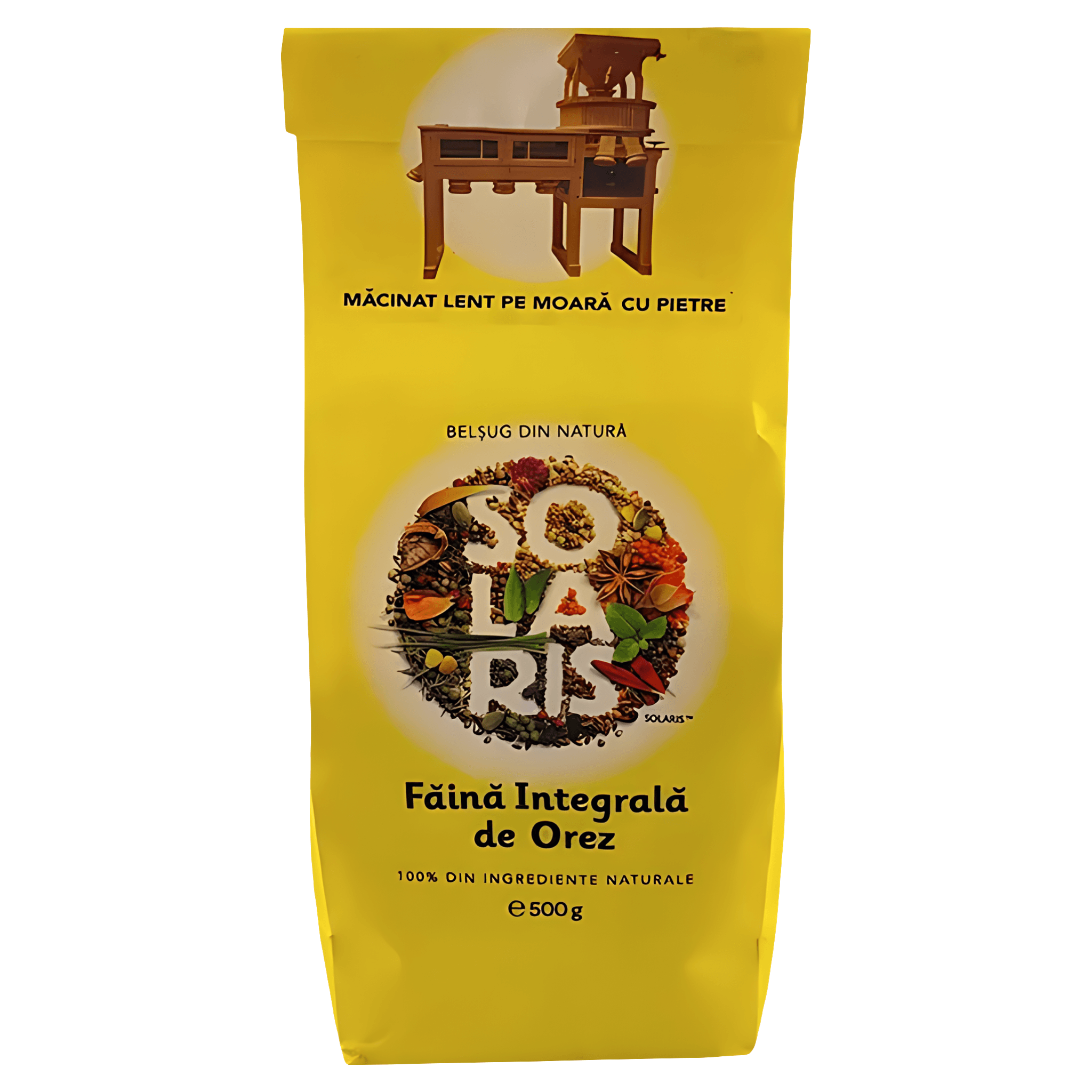 Faina integrala de orez Solaris, 500 g