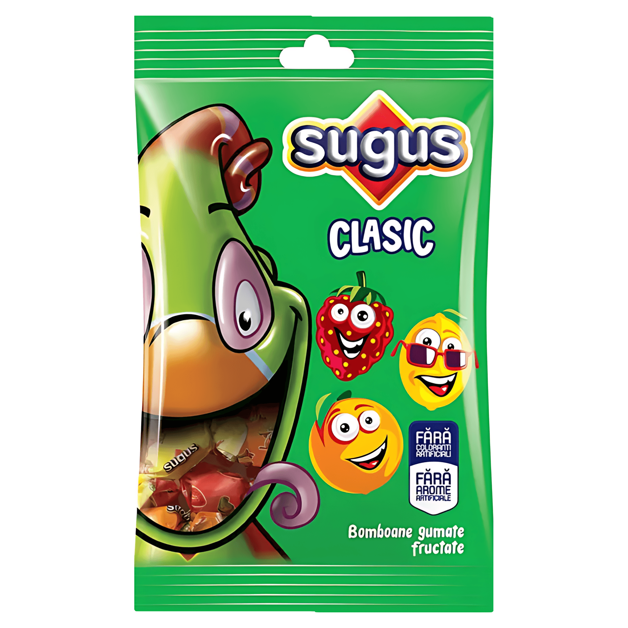 Bomboane gumate fructate Sugus Clasic, 80 g