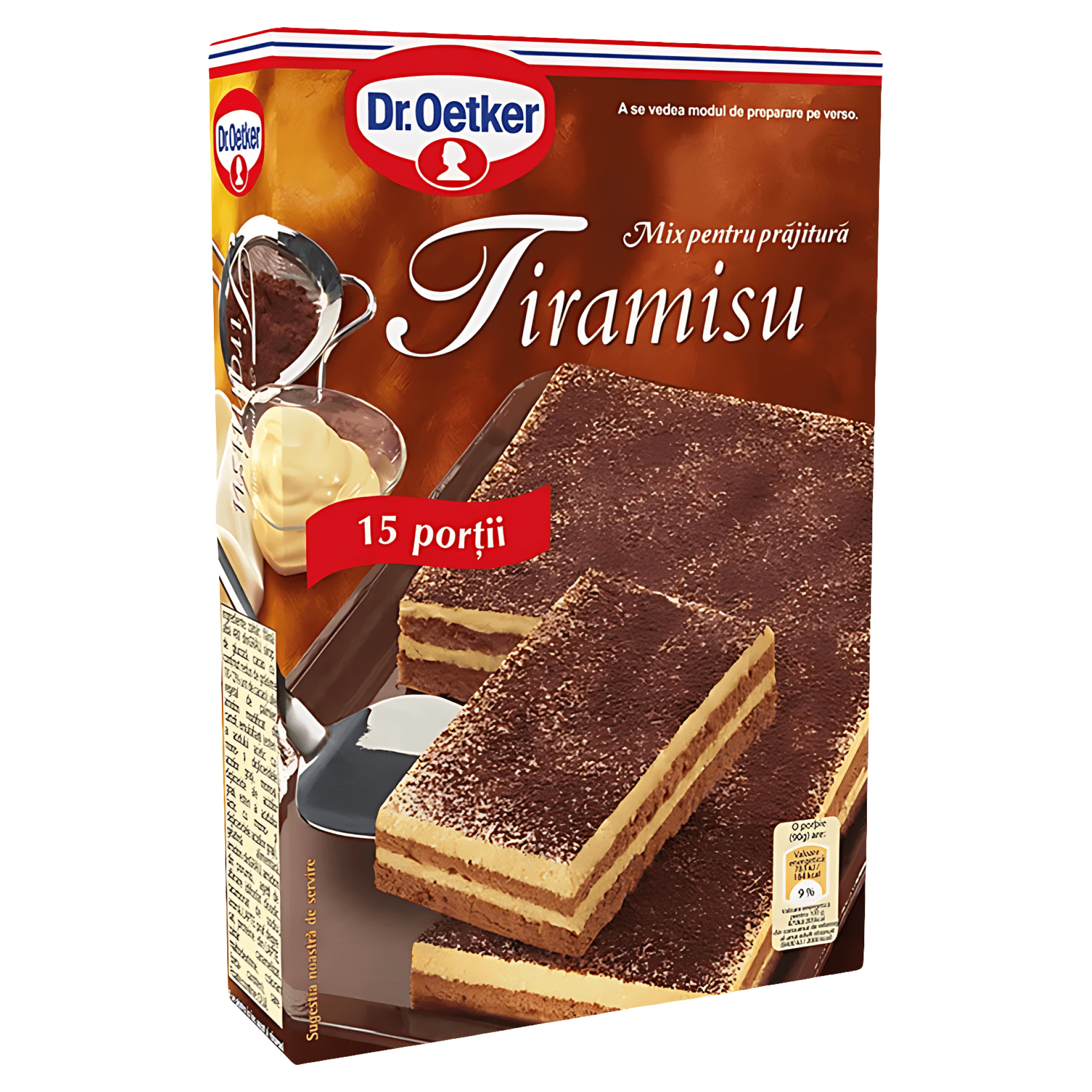 Praf pentru prajitura Tiramisu Dr.Oetker 370 g
