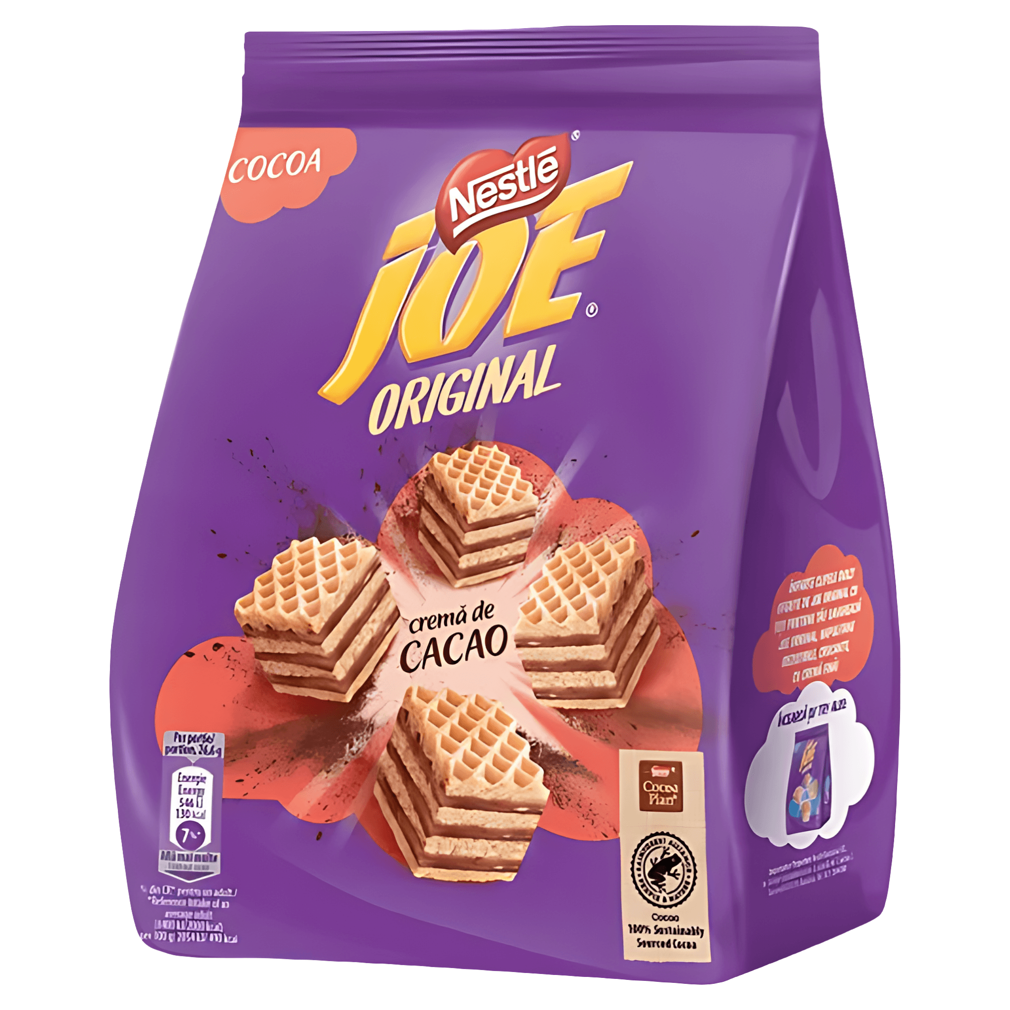 Napolitane cu crema de cacao Joe, 160g