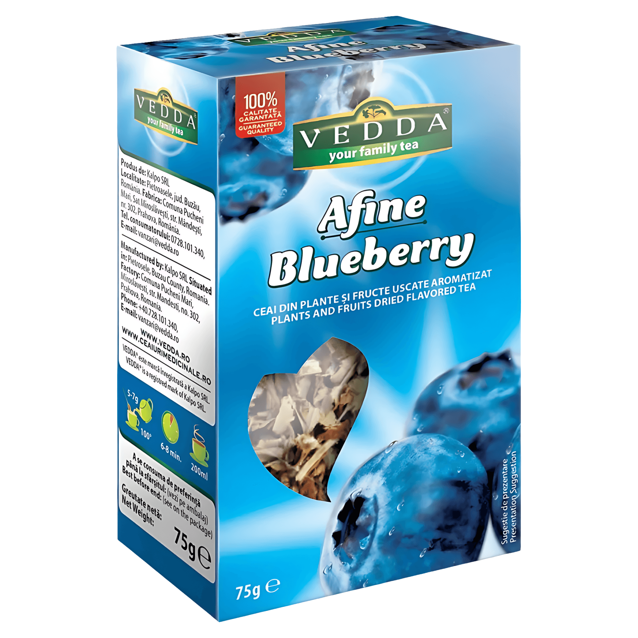 Ceai de afine Vedda, 75g