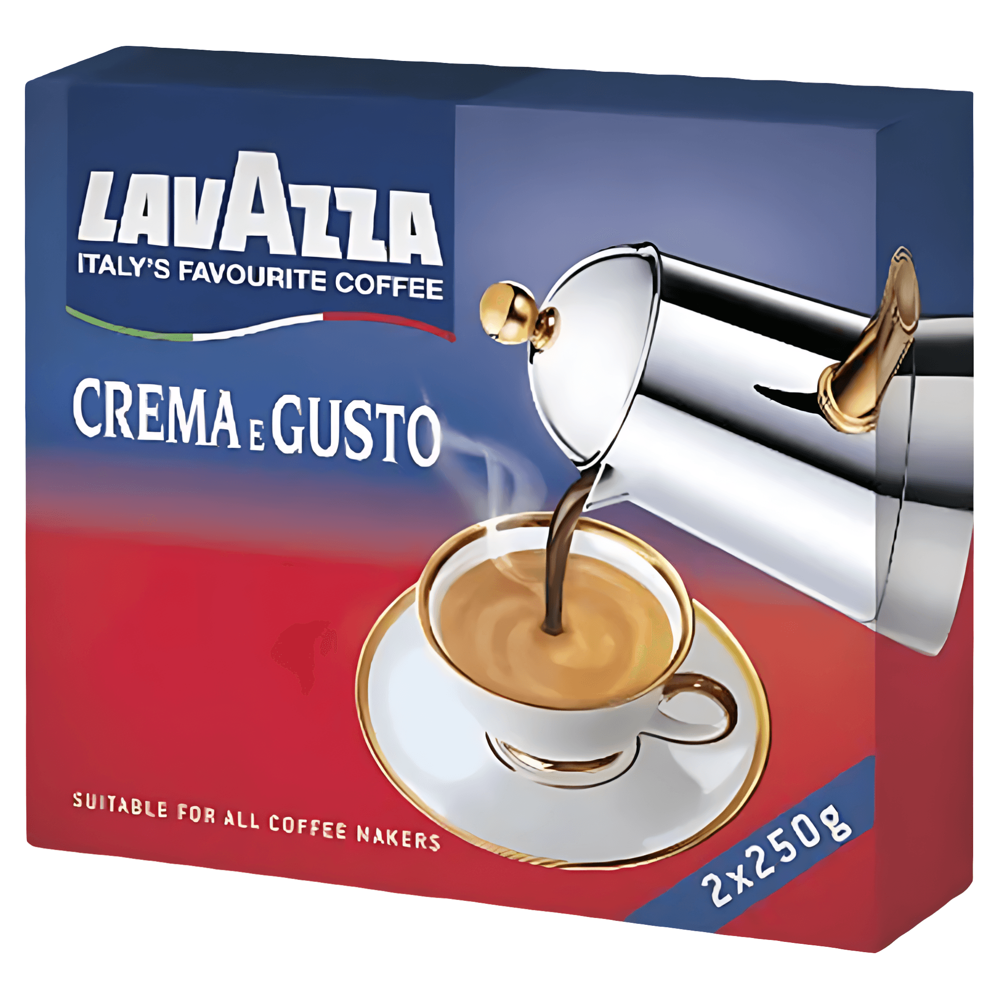 Cafea macinata Lavazza Crema e Gusto Classico, 2 x 250 g