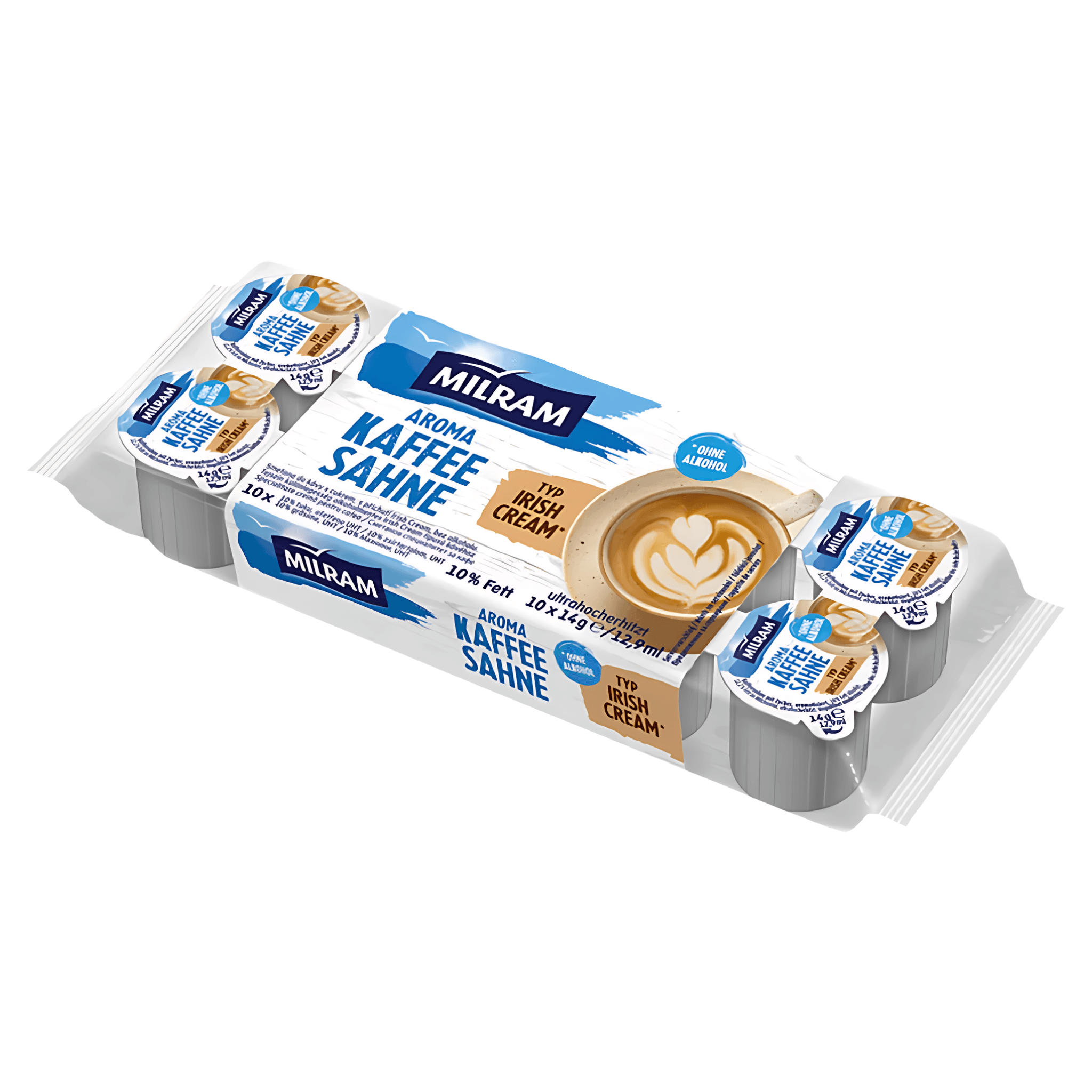 Lapte pentru cafea Milram, 10 x 14 g