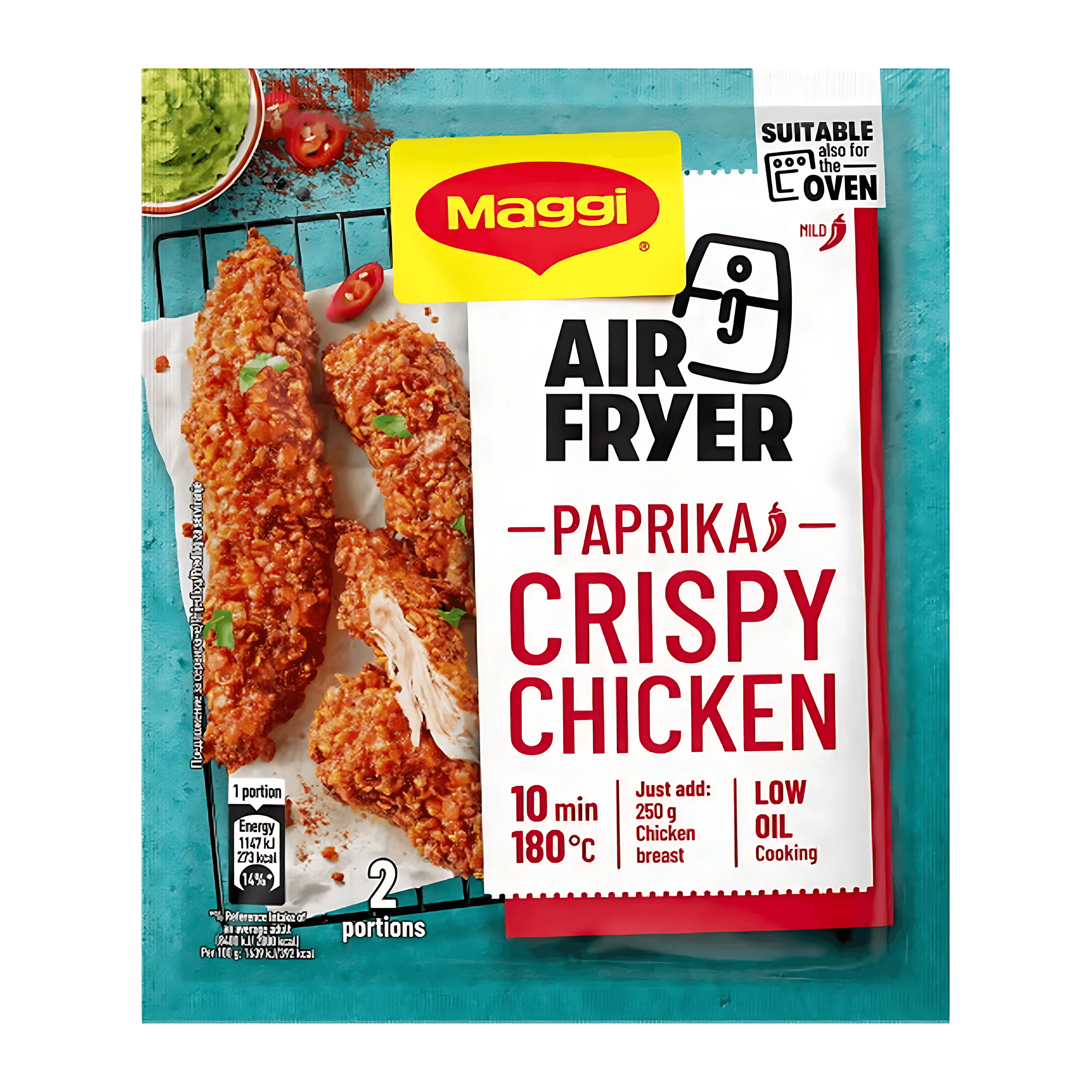 Amestec pentru prepararea puiului crocant si picant Maggi Air Fryer, 44 g
