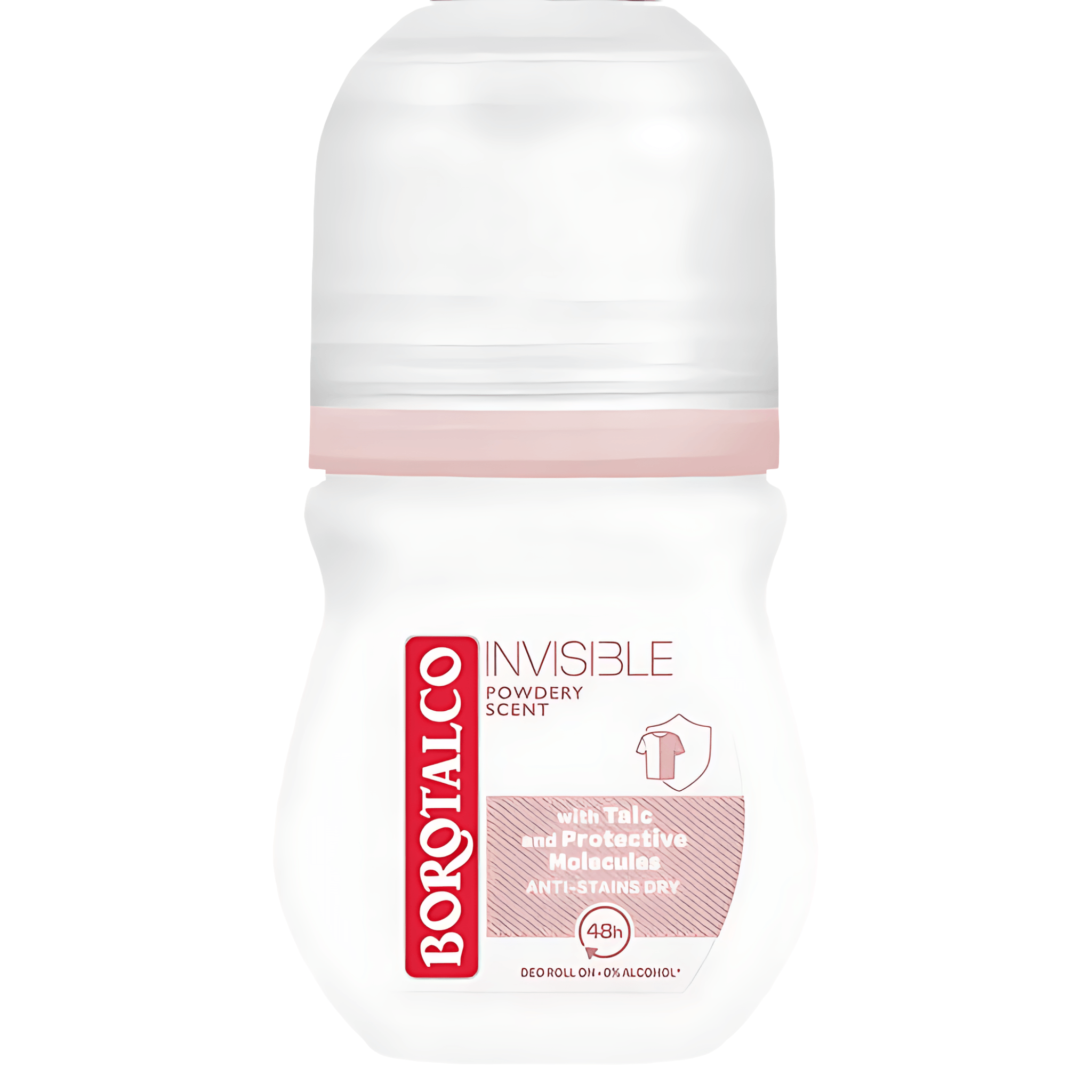 Deodorant roll-on Borotalco Invisible Pink, 50 ml