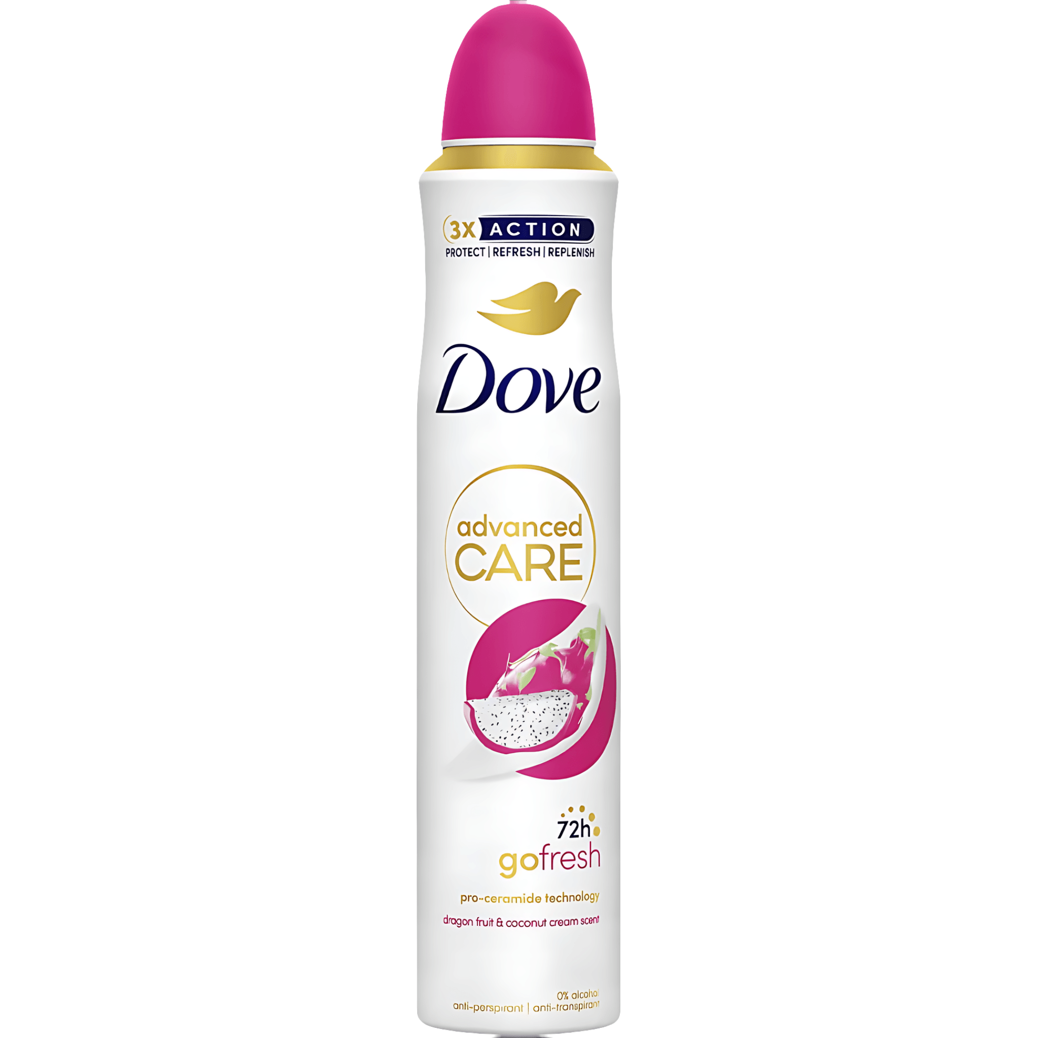 Deodorant spray Dove Advanced Care Go Fresh Dragon Fruit & Coconut Cream Scent, 200 ml