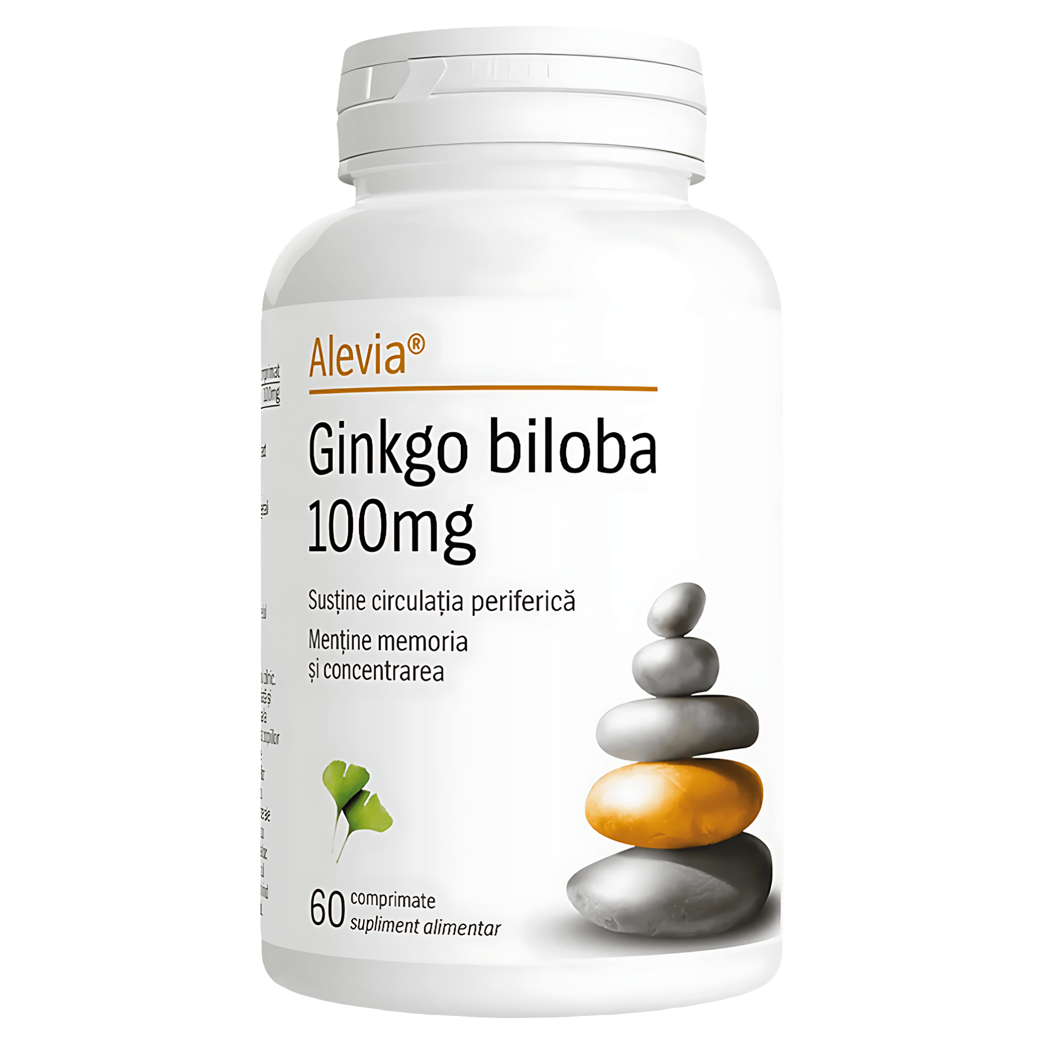 Ginkgo Biloba 100 mg Alevia, 60 comprimate