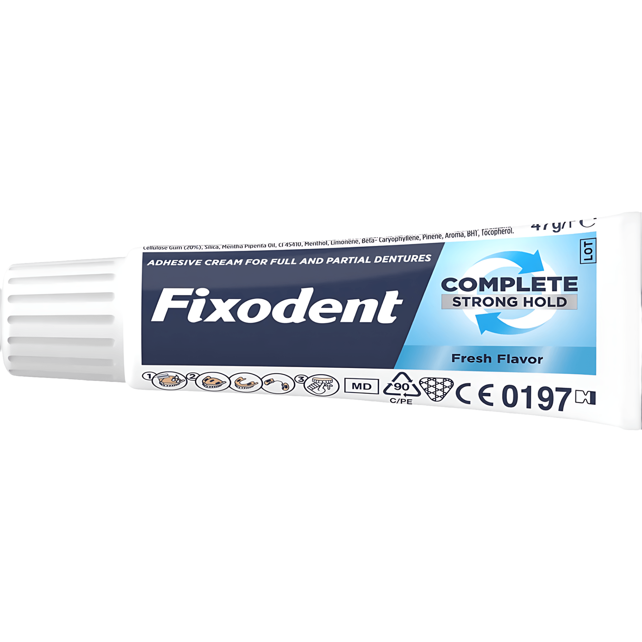 Crema adeziva pentru proteza dentara Fixodent Complete Strong Hold Fresh Fresh Flavor, 47 g