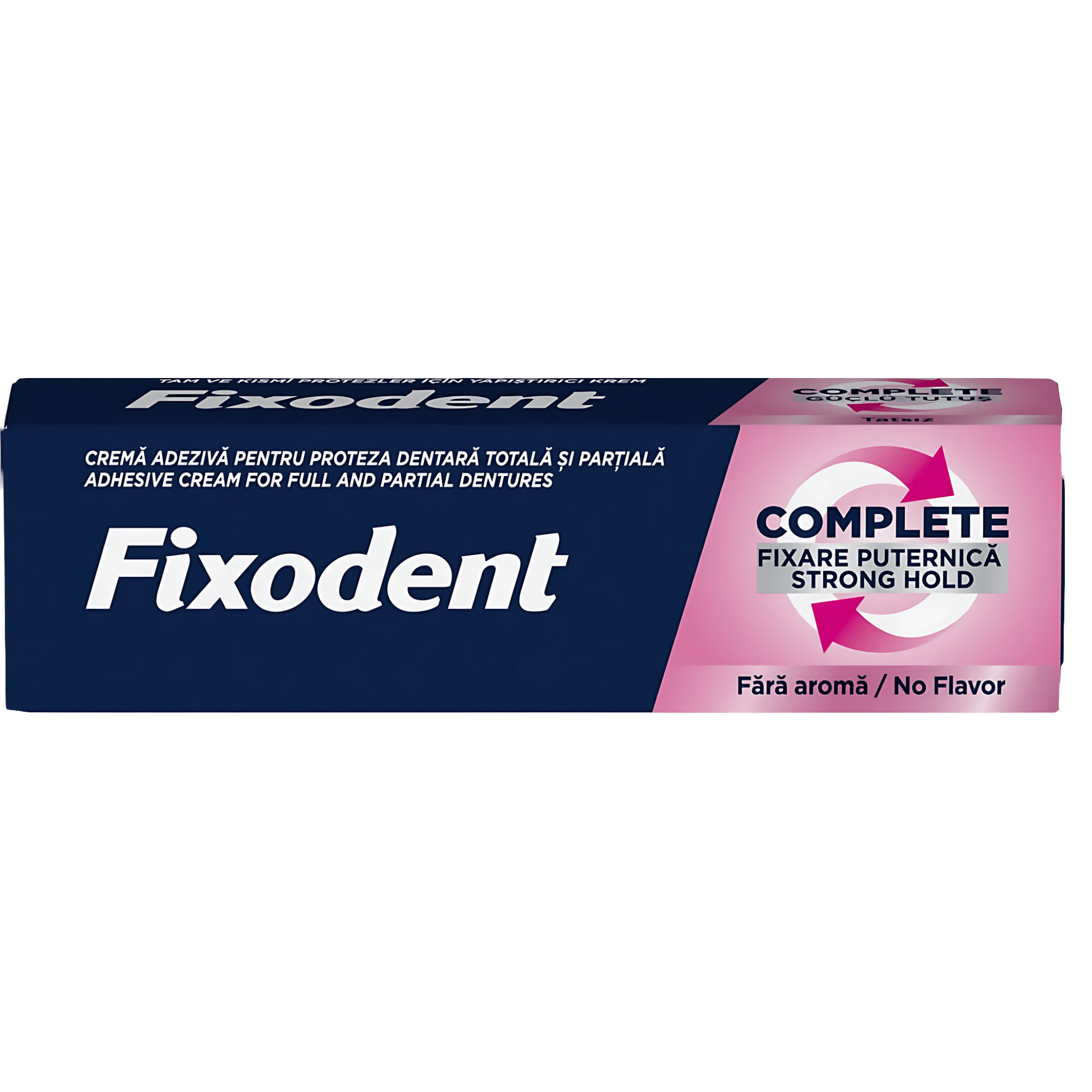 Crema adeziva pentru proteza dentara Fixodent Complete Strong Hold Neutral No Flavor, 47 g