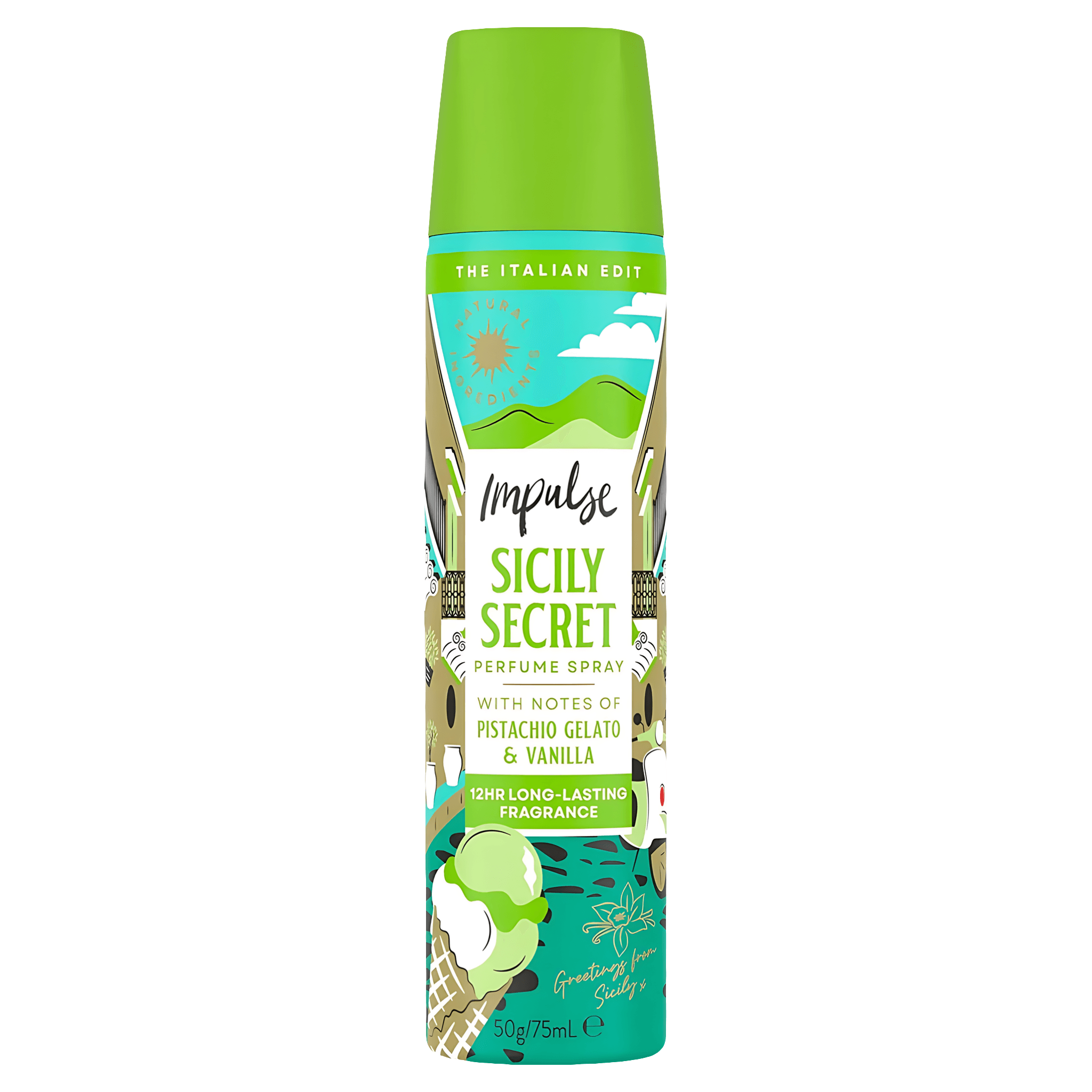 Spray de corp Impulse Sicily Secret, 75 ml