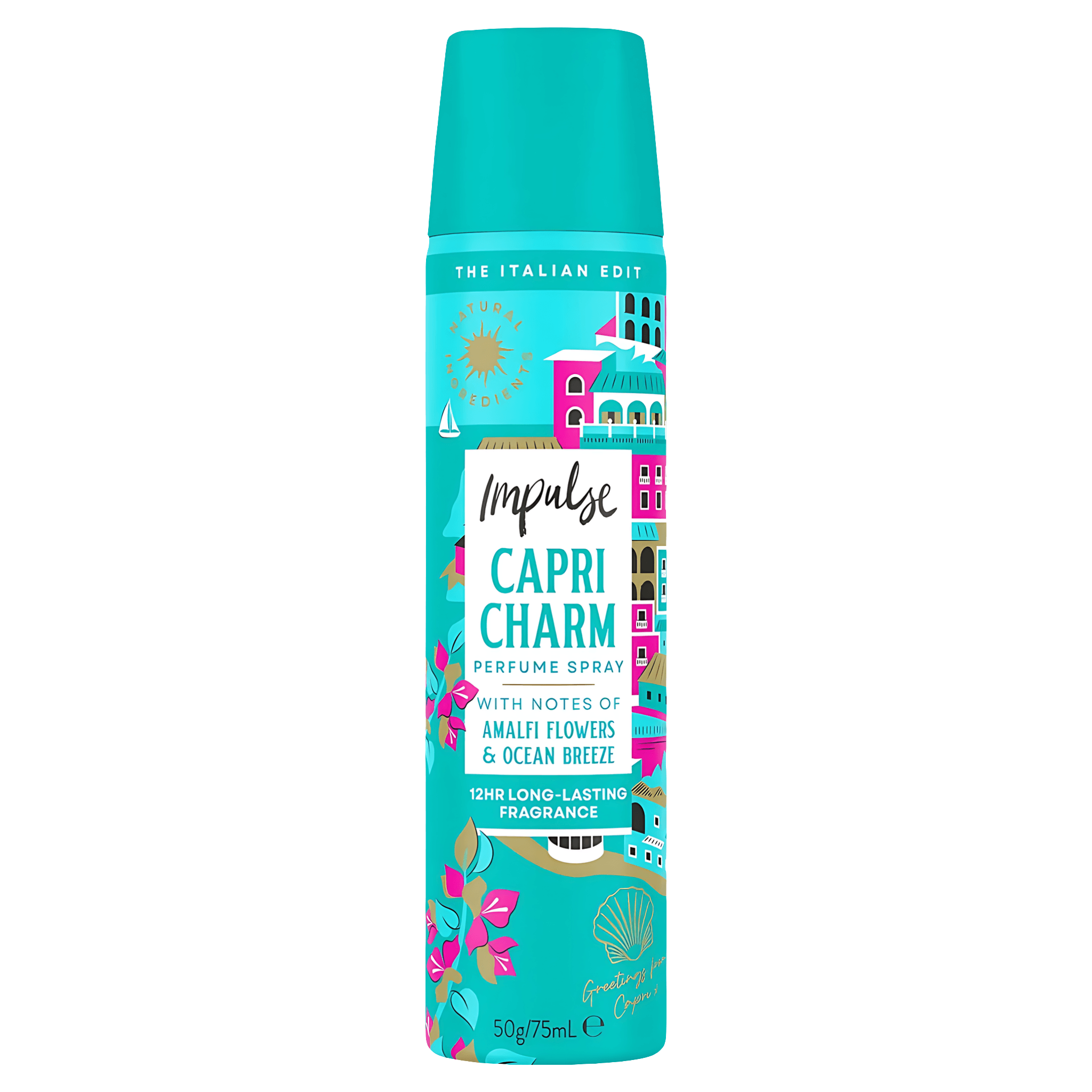Spray de corp Impulse Capri Charm, 75 ml