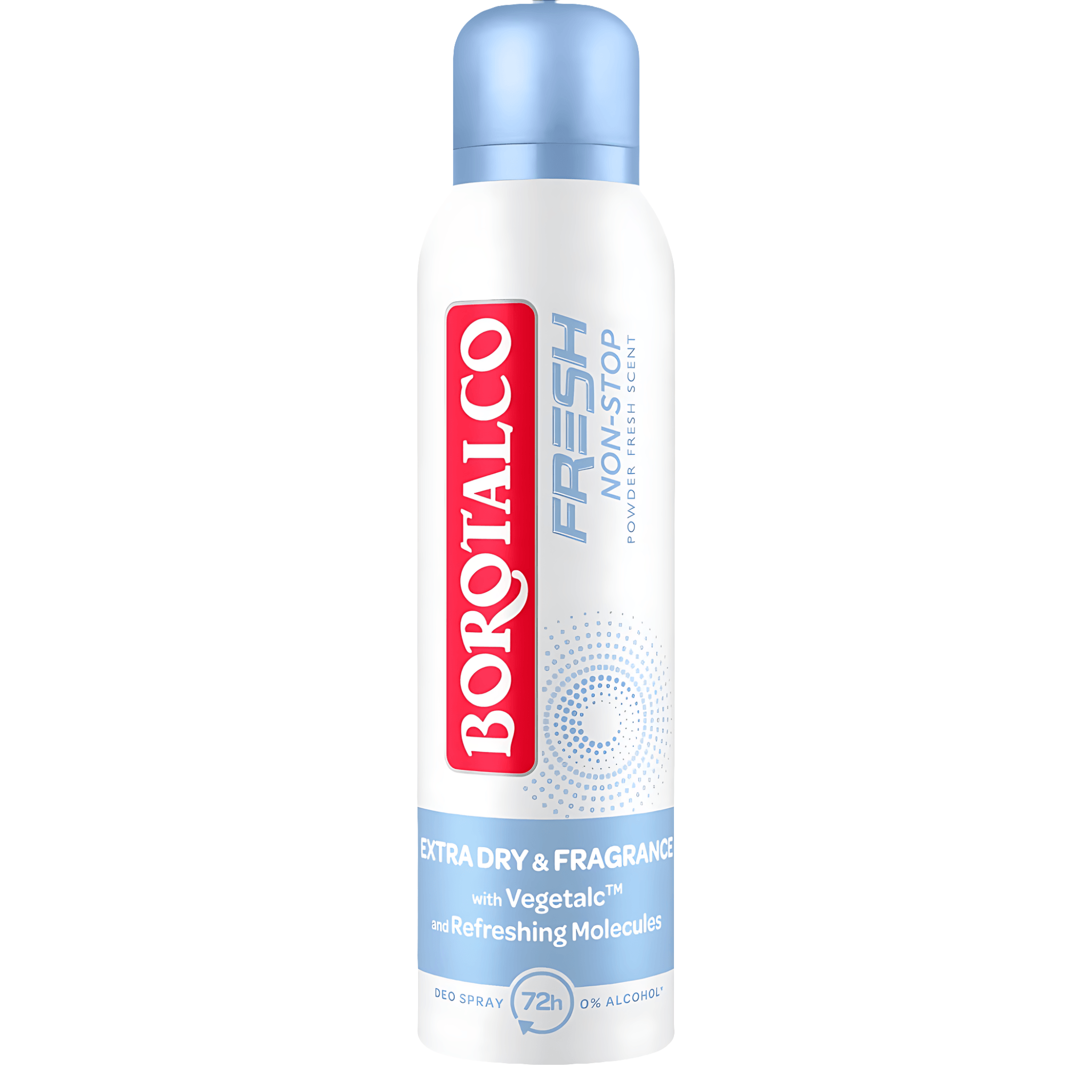Deodorant spray Borotalco Fresh Non-Stop Blue, 150 ml