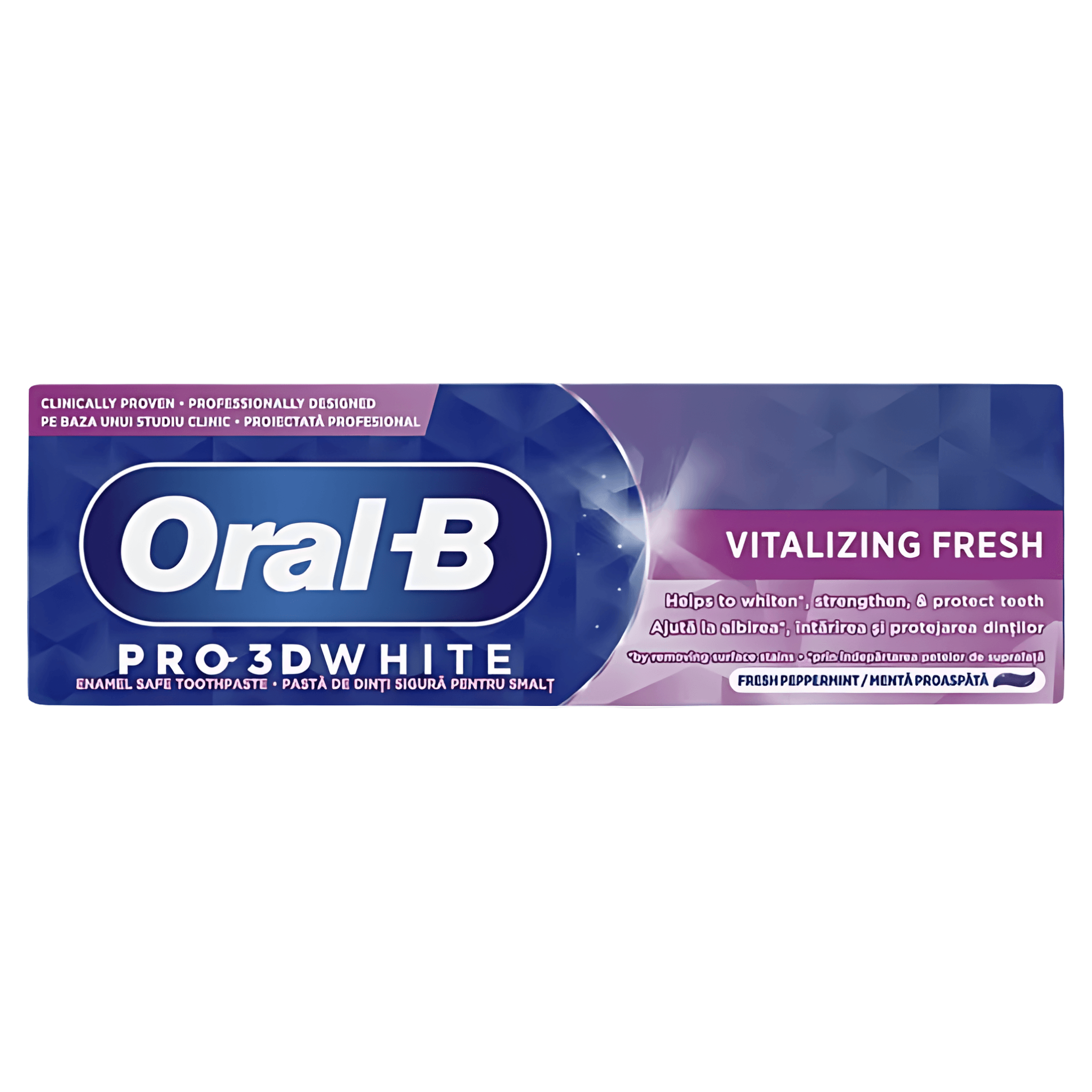 Pasta de dinti Oral-B Pro 3D White Vitalizing Fresh, 75 ml