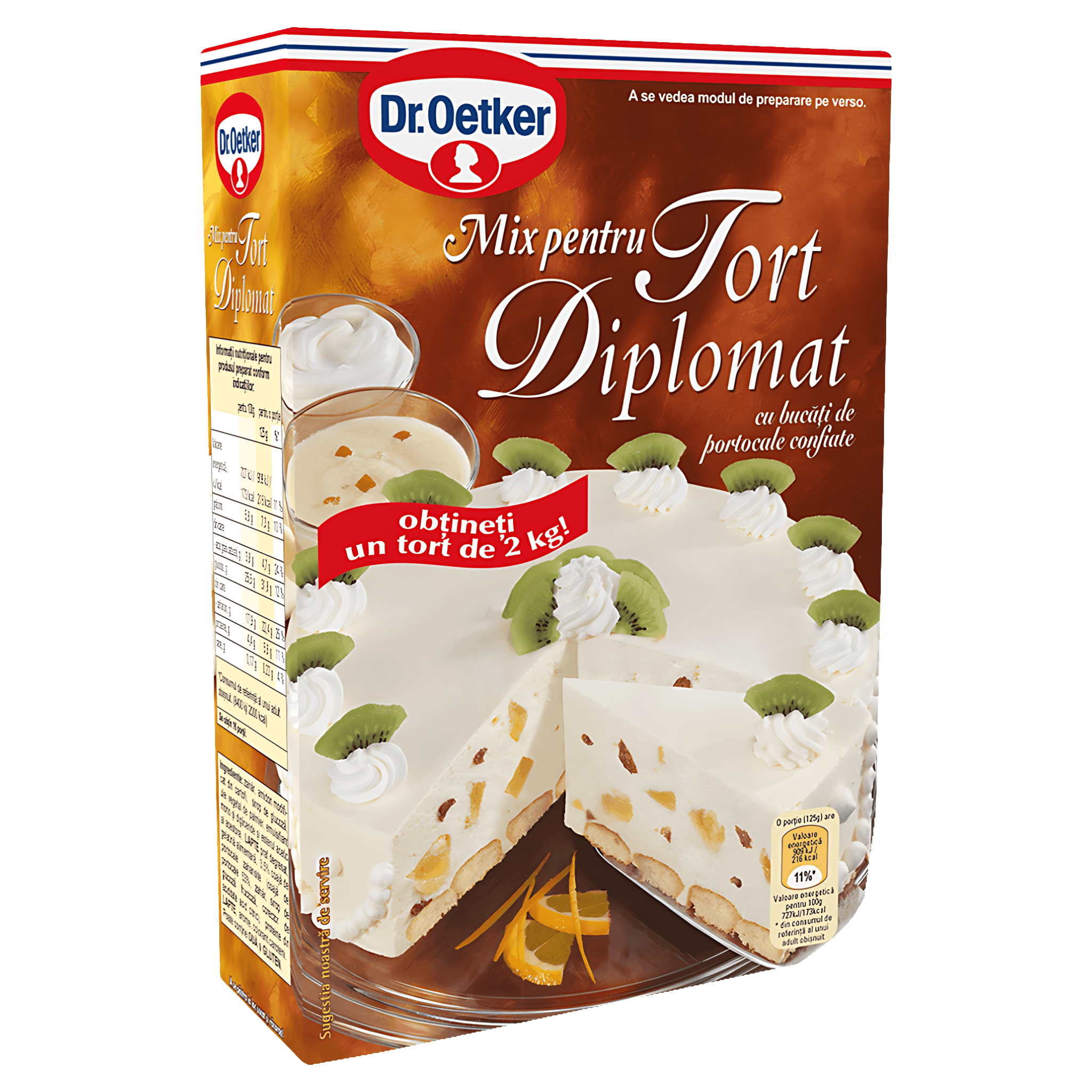Praf pentru tort Diplomat Dr. Oetker 430 g