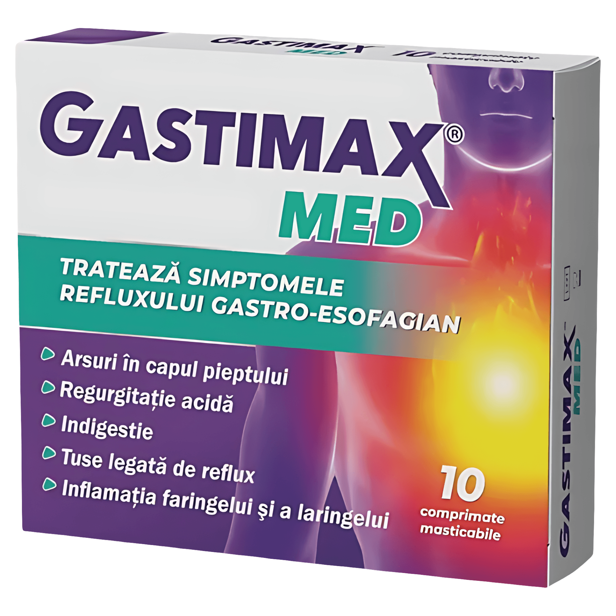 Gastimax Med, Fiterman Pharma, 10 comprimate mestecabile
