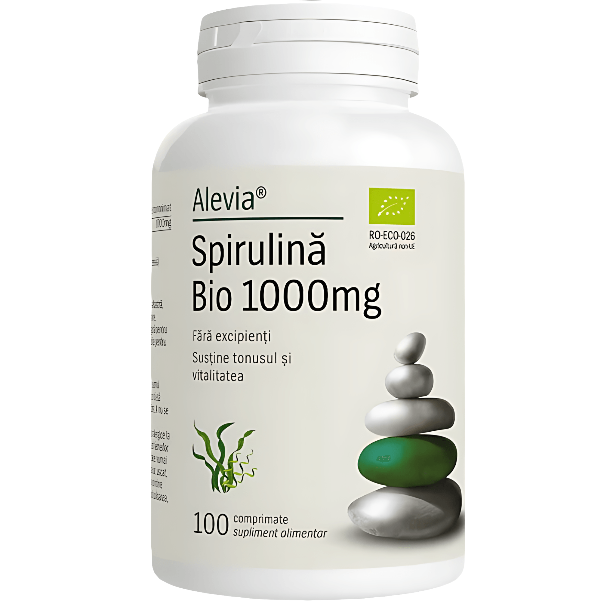 Spirulina bio 1000 mg Alevia, 100 comprimate